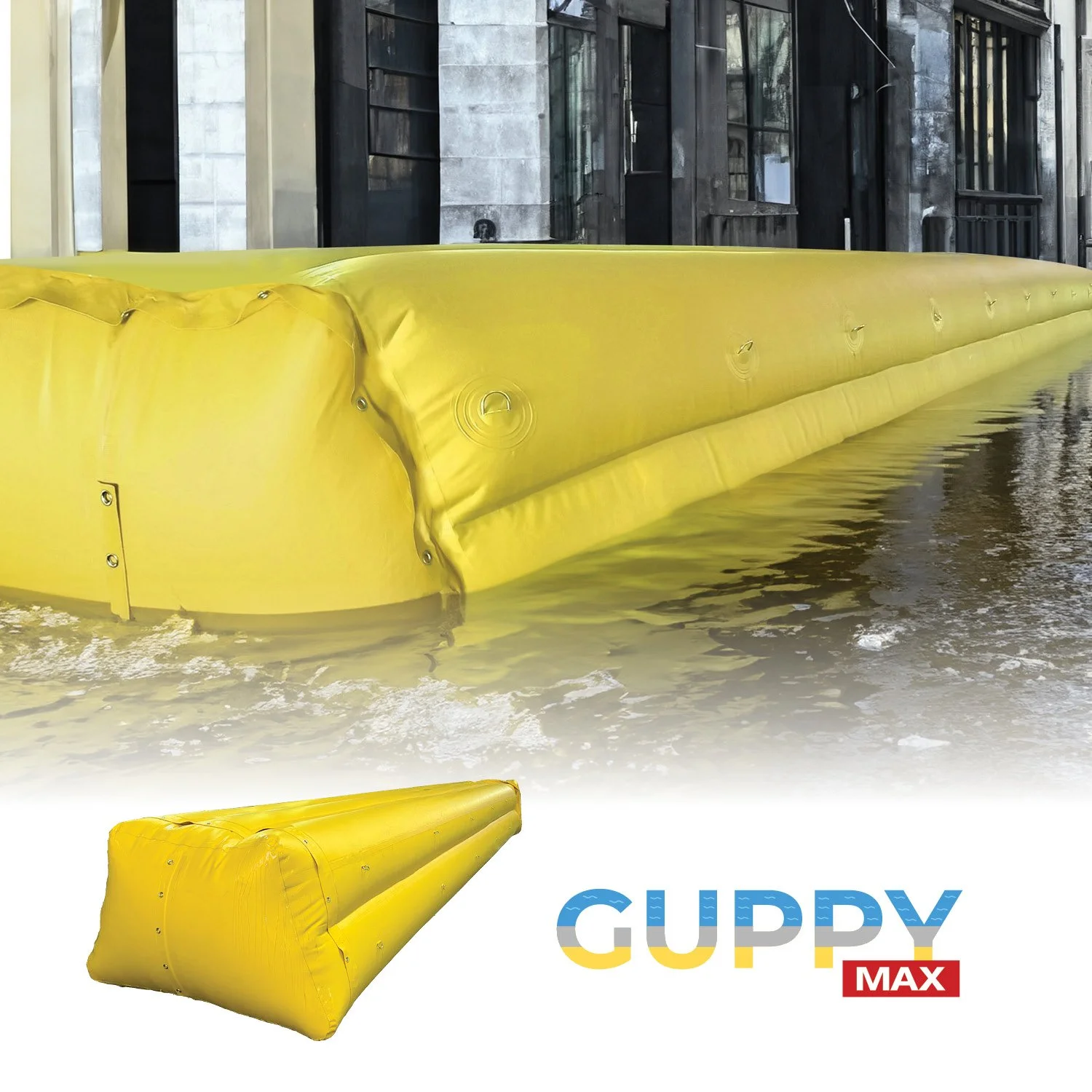 garrison guppy MAX water filled flood barrier