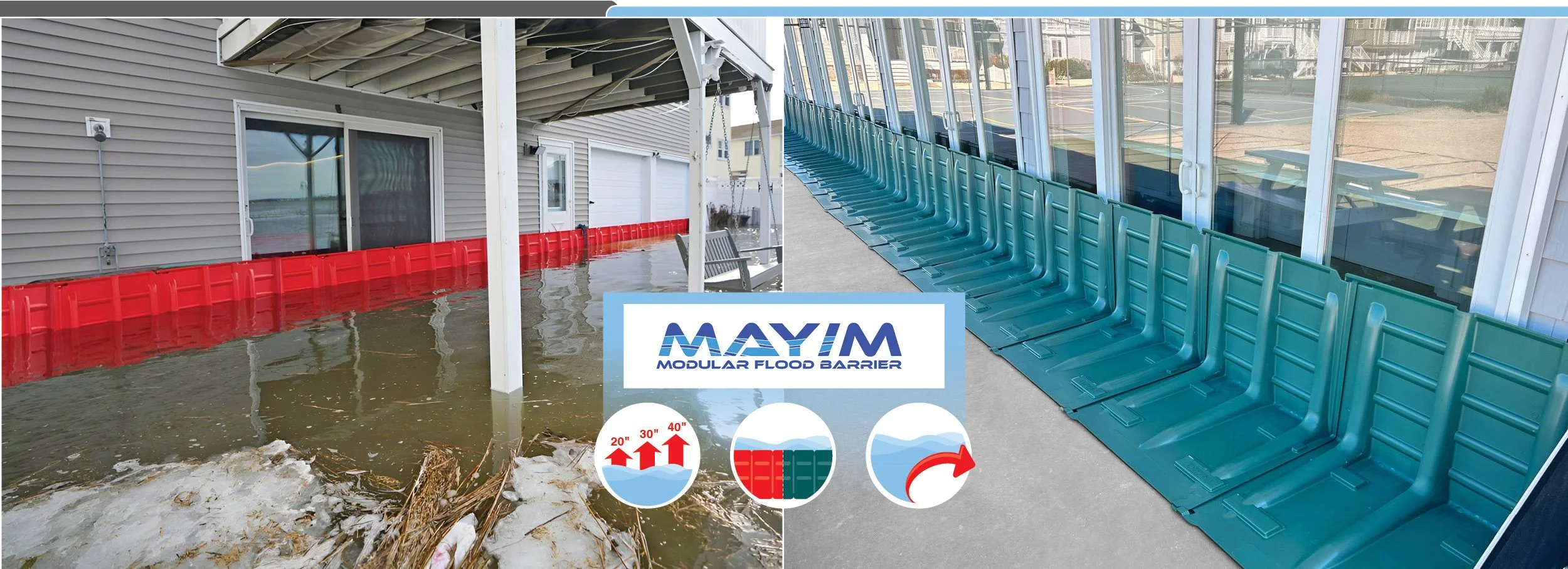 Mayim Portable Flood Barrier