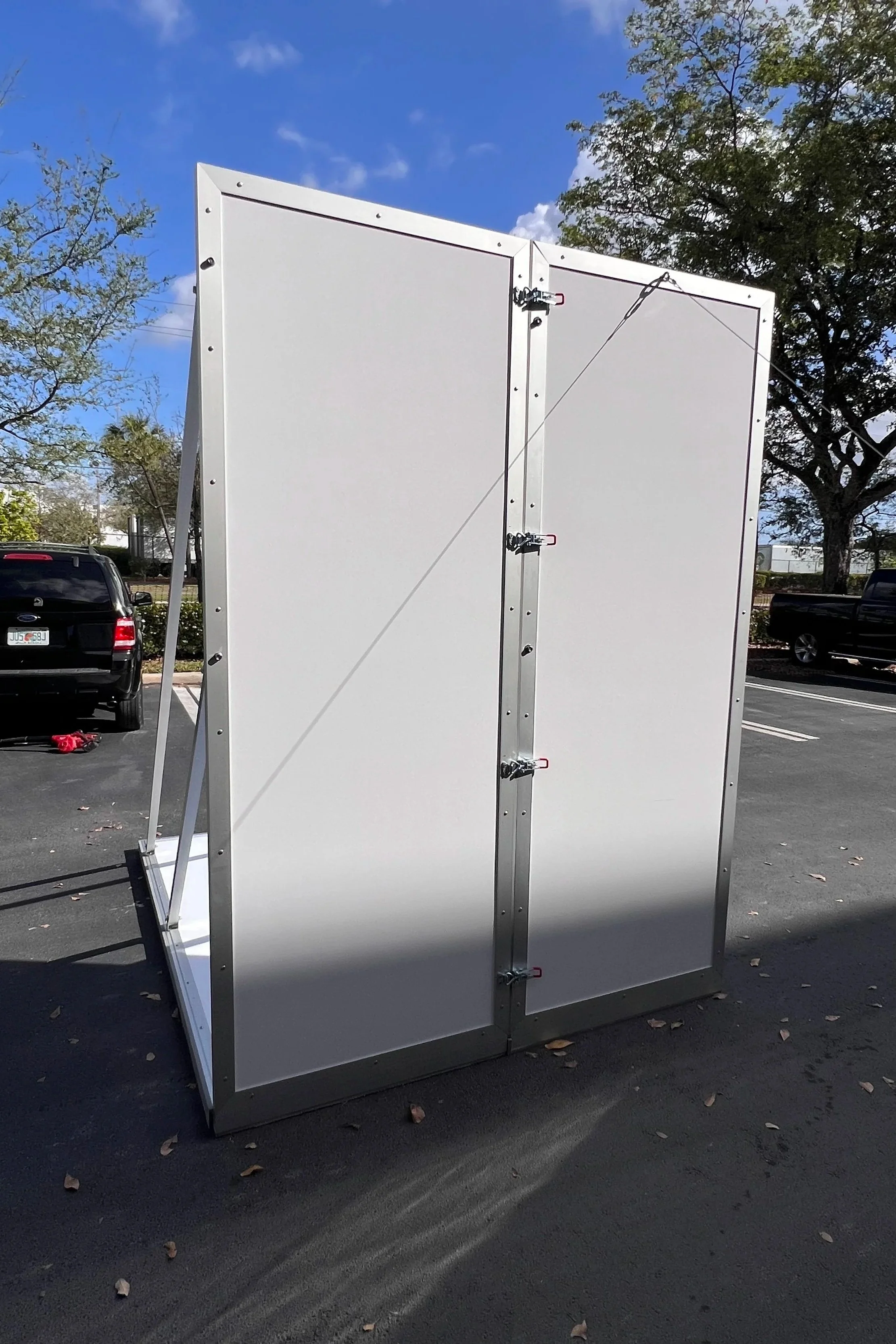 Back of BlueFIN™ Flood Walls