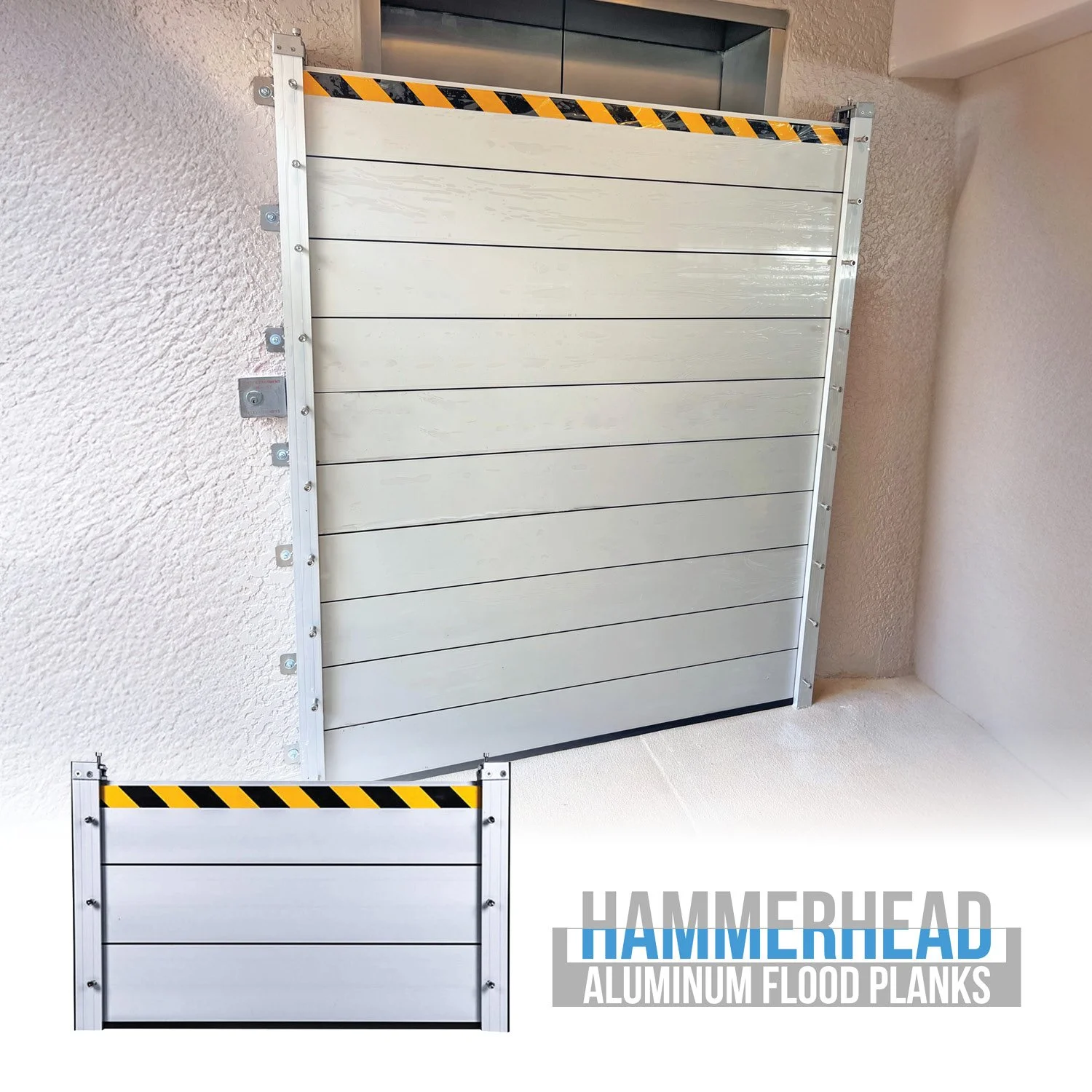aluminum flood-log system