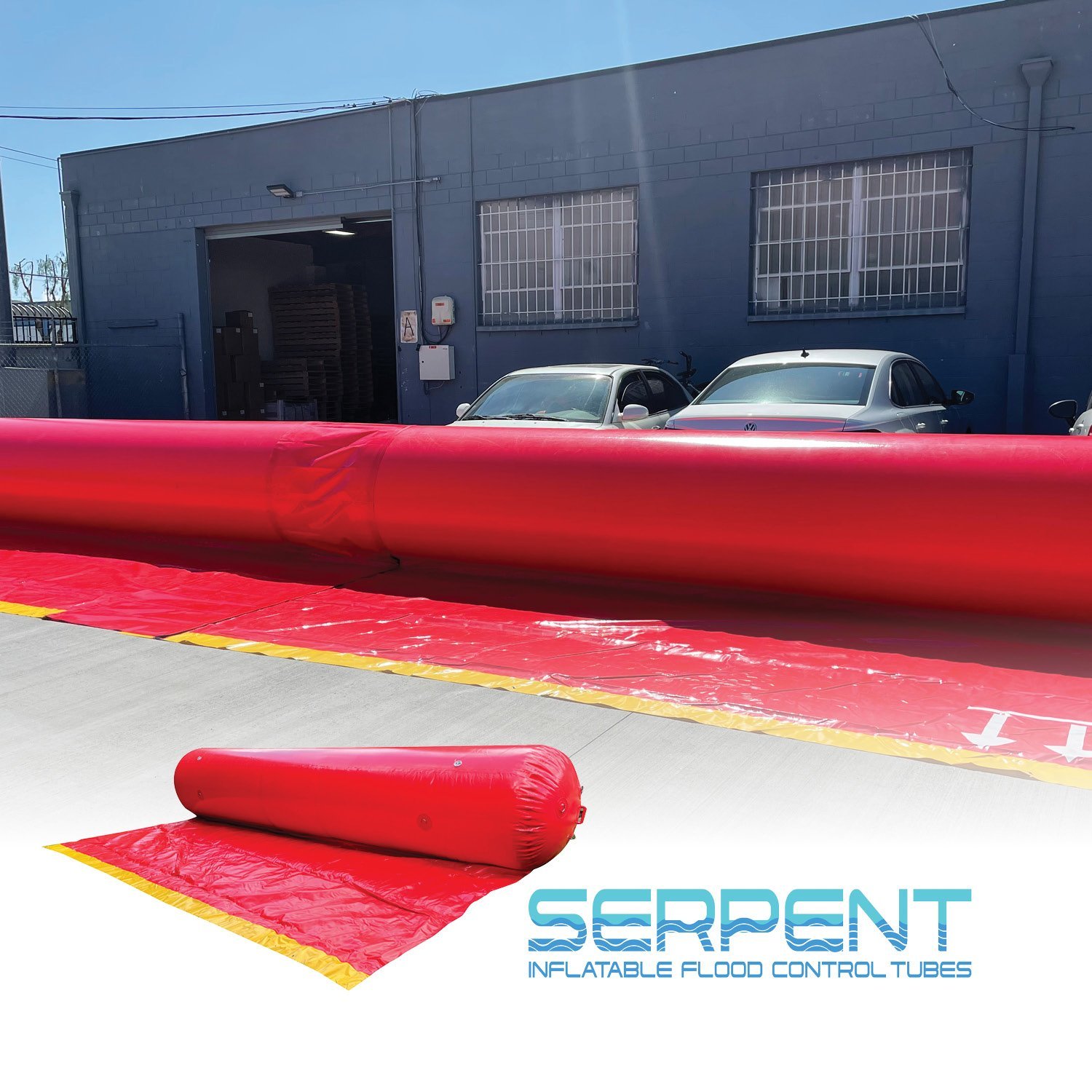 garrison serpent inflatable flood tubes