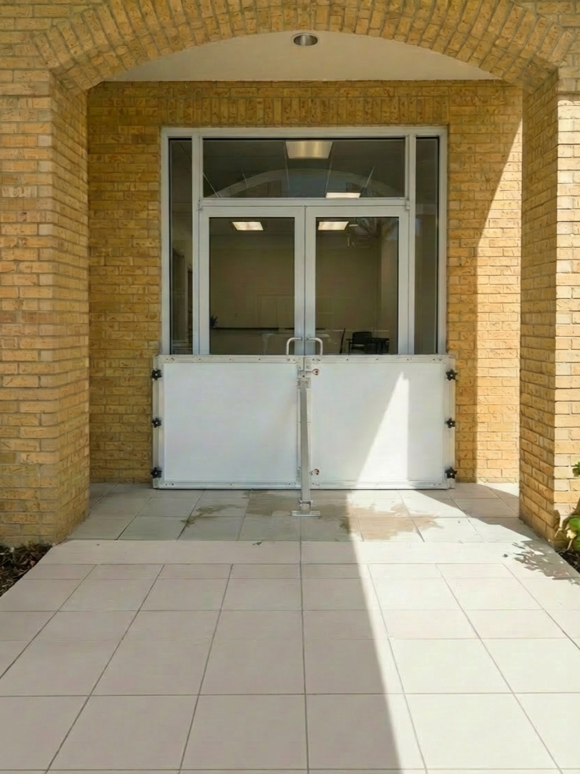 Flood Panels for Office Flood Mitigation