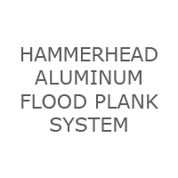 Aluminum flood planks and flood logs