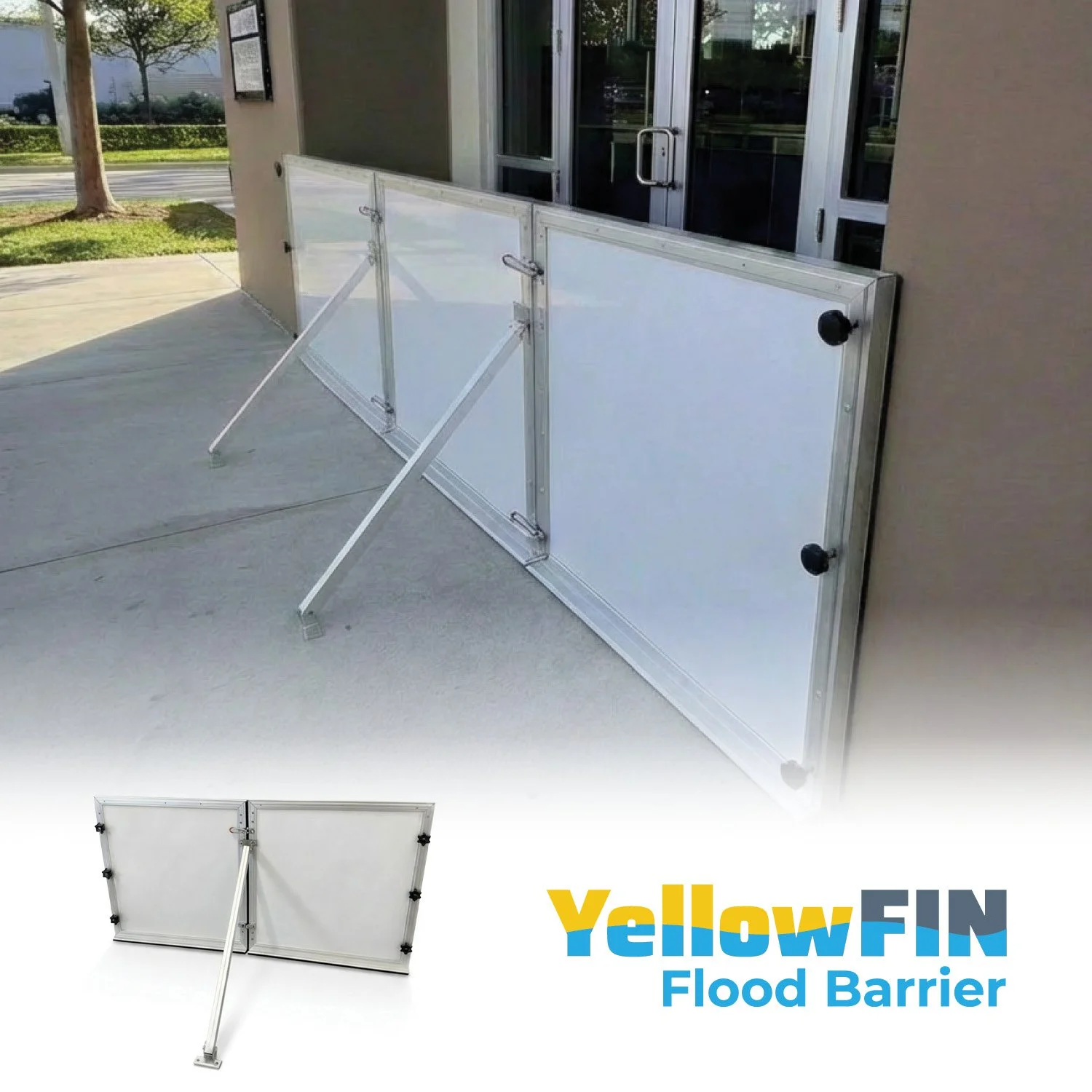 composite flood panel barriers