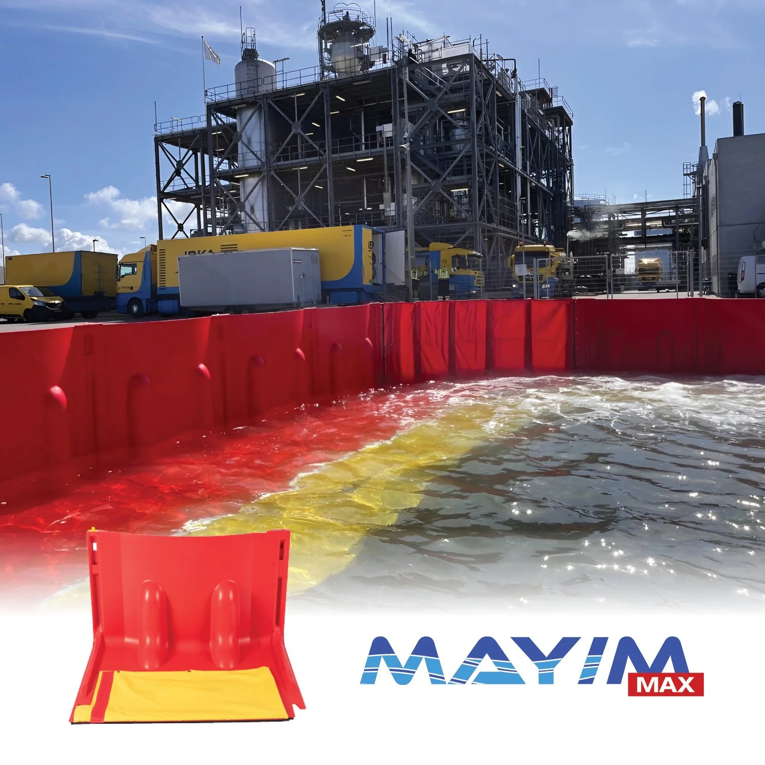 tall flood panel barrier