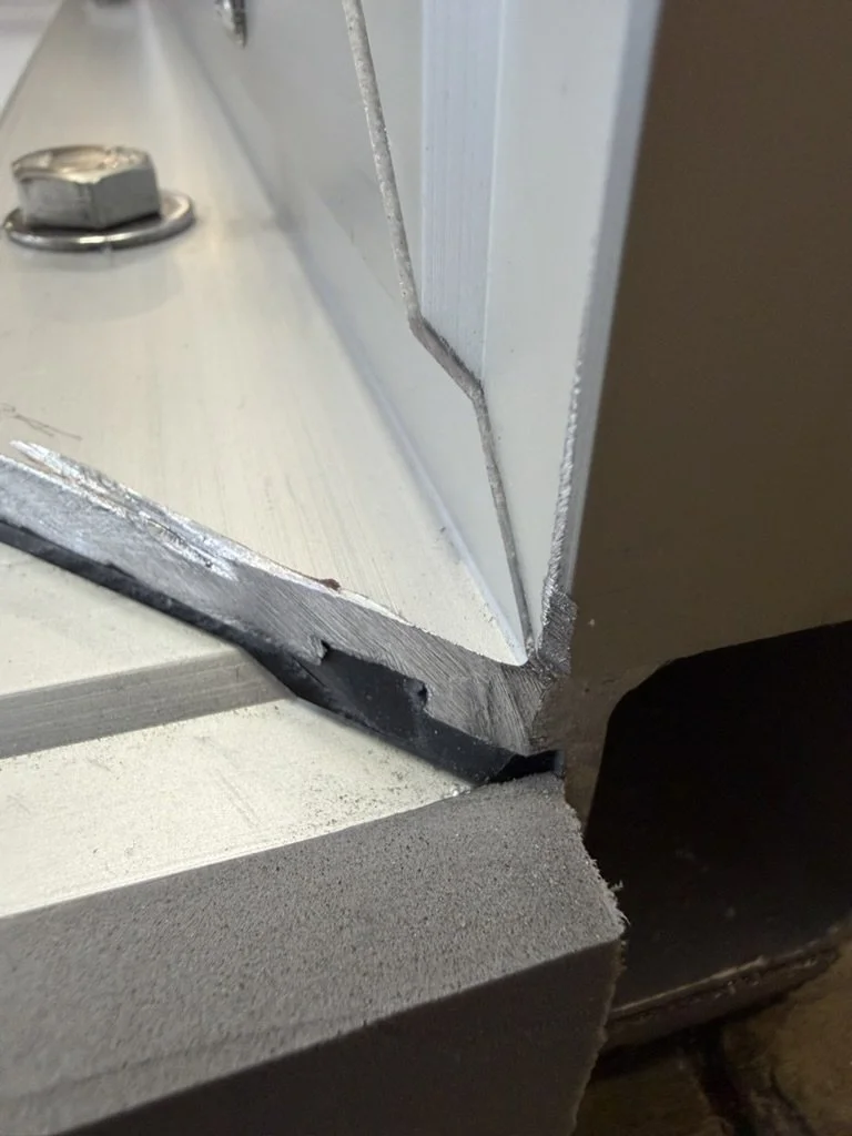 Seal between panels