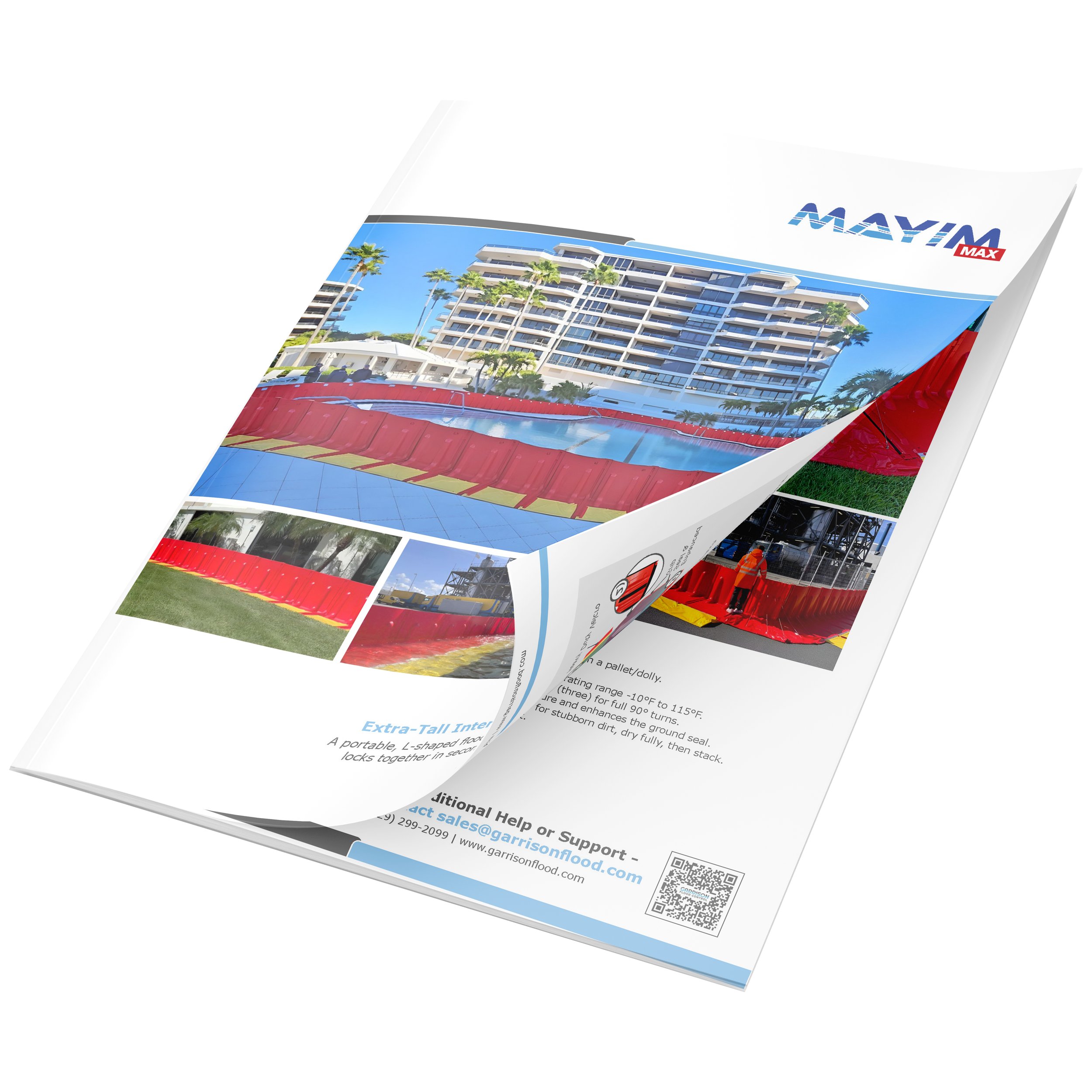 MayimMAX 40" Tall L-Shape Flood Barrier