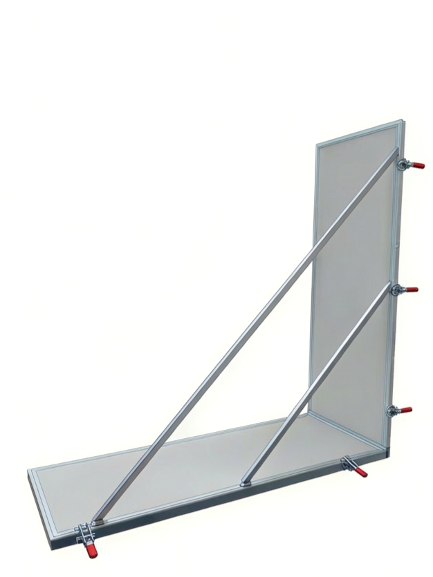BlueFIN™ flood barrier side view