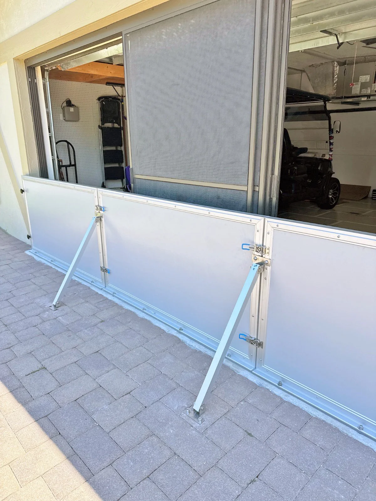garage door flood barrier panel protection