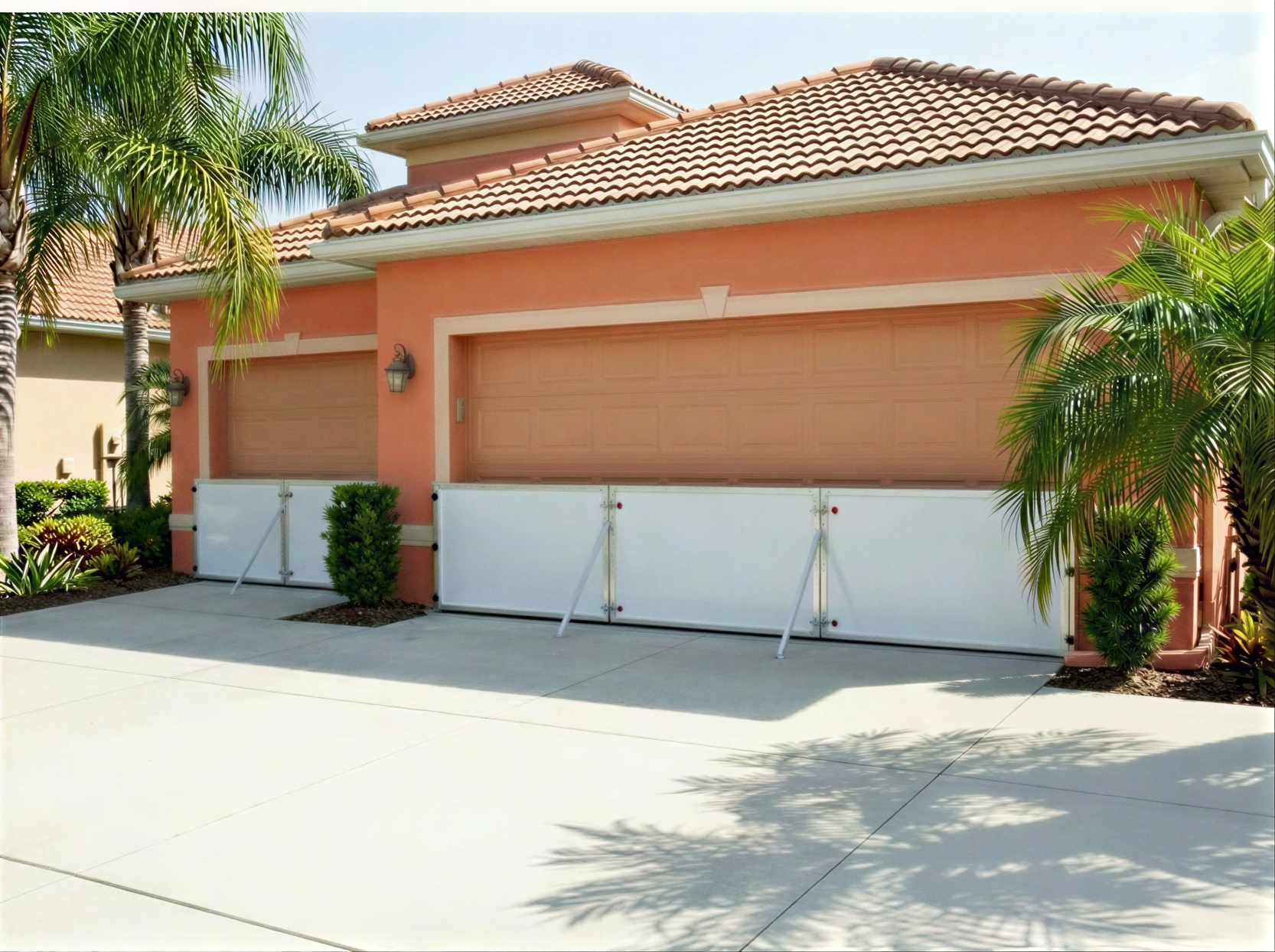Flood barrier system for home use