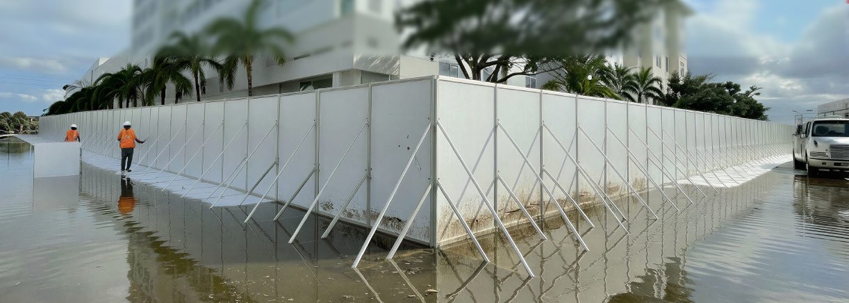 BlueFIN Perimeter Panel Flood Wall