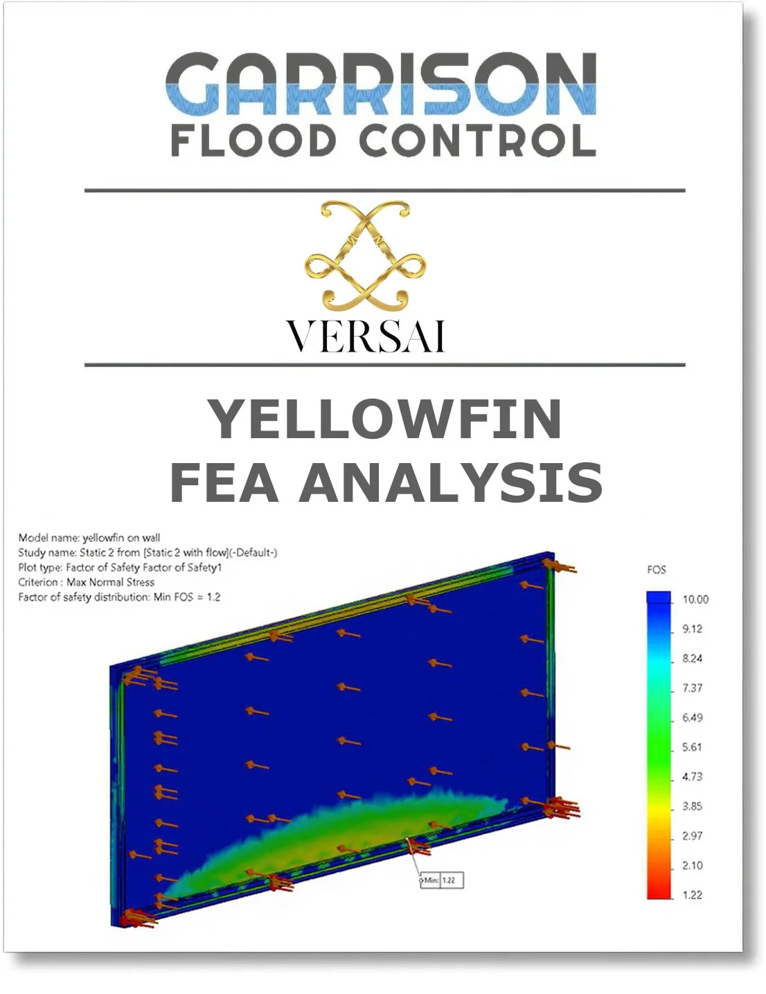 YellowFIN Flood Panel FEA Engineering Report