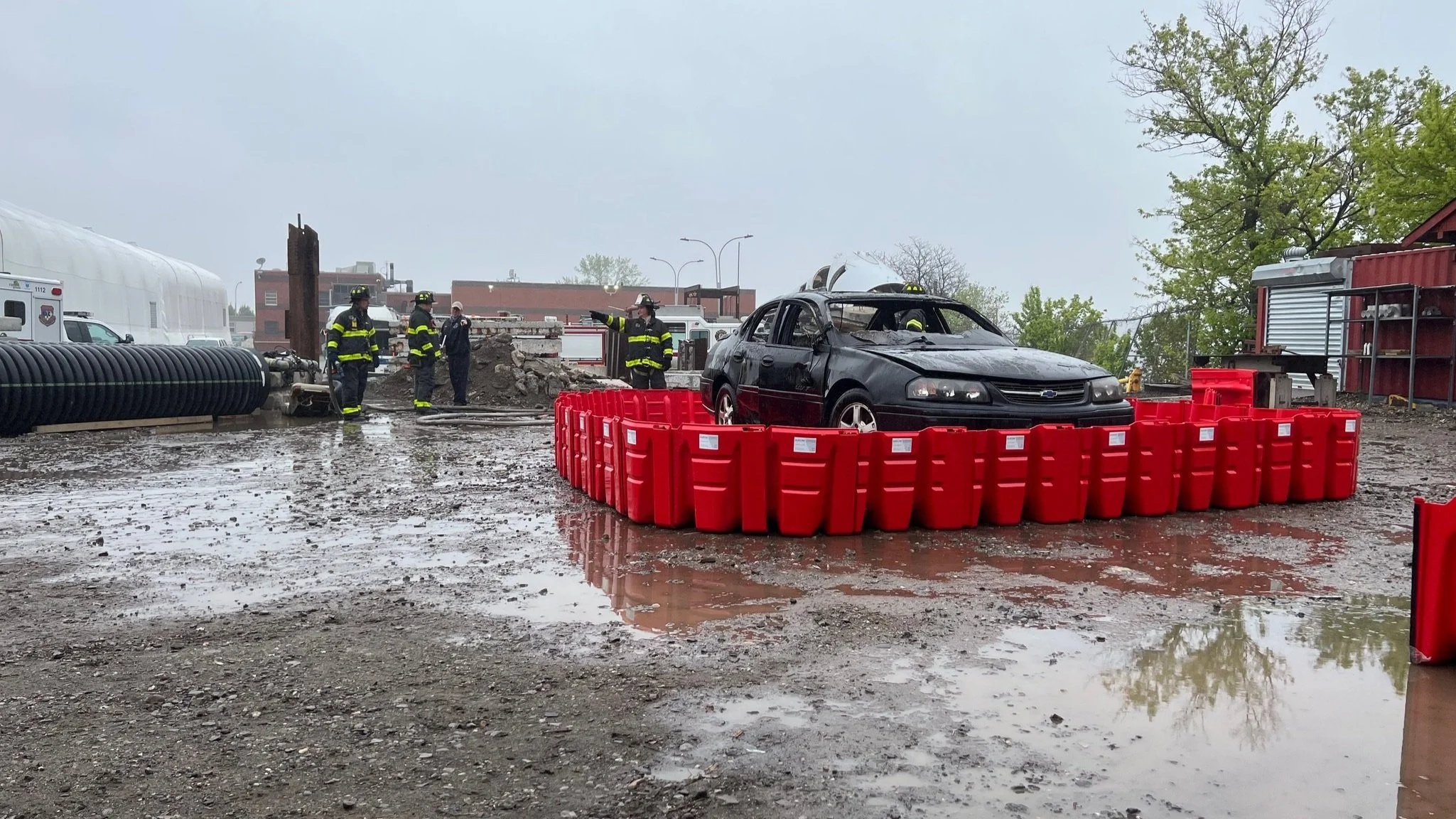 EV Fire Fighting Water Submersion System — Garrison Flood Control
