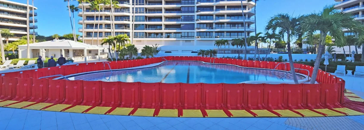 temporary flood control barriers