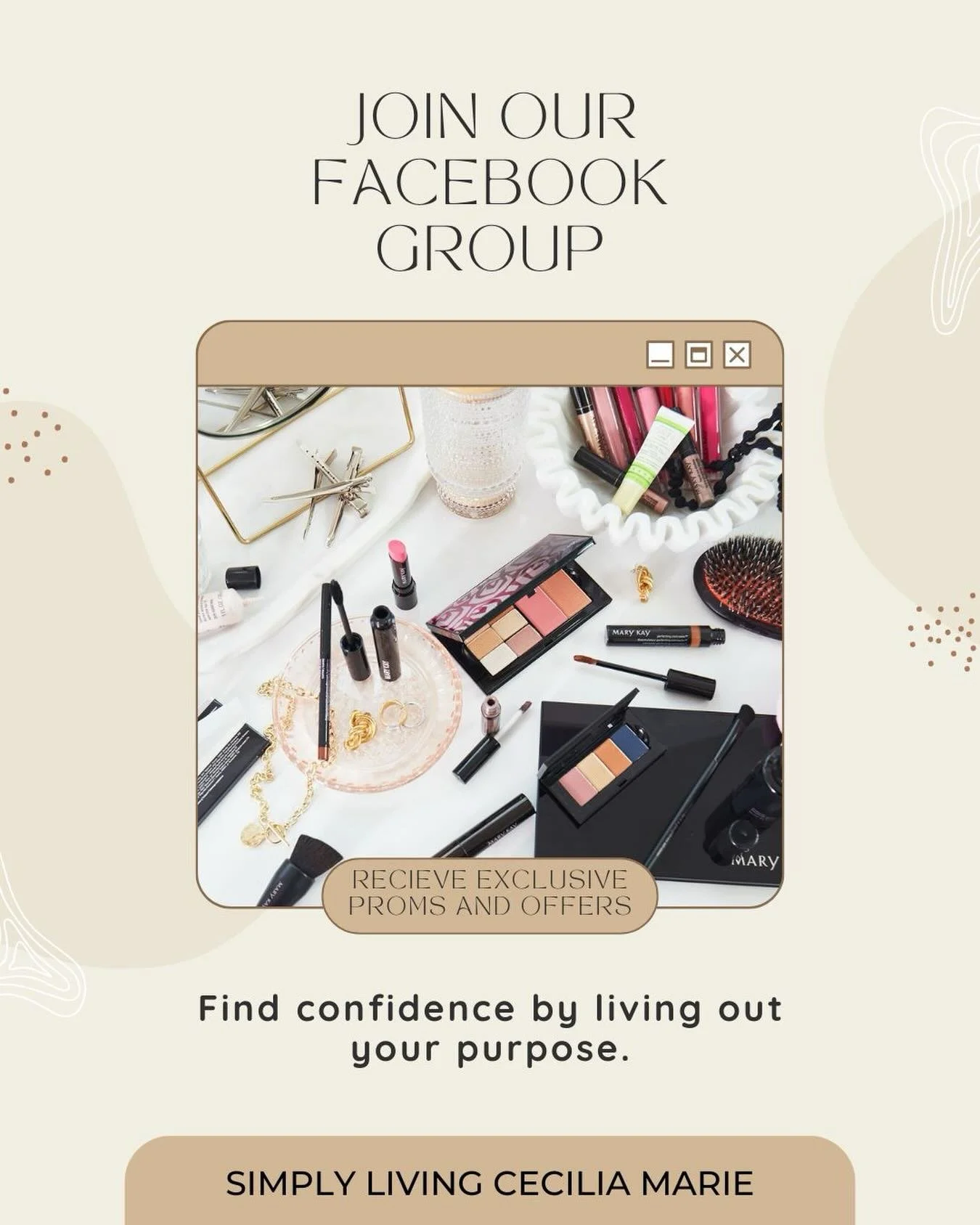 If you&rsquo;ve been looking for a space that feels a little more real, a little more encouraging, and a little less like trying to keep up&hellip; come join us 🤍

Inside my Facebook group, we&rsquo;re building a community centered around faith, enc
