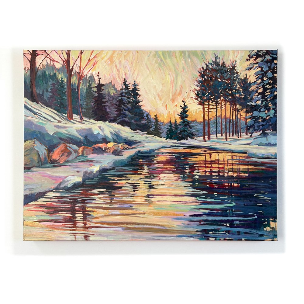 LOVE LETTER, 2024 | 24” w x 18” h x 1.5” d | SOLD