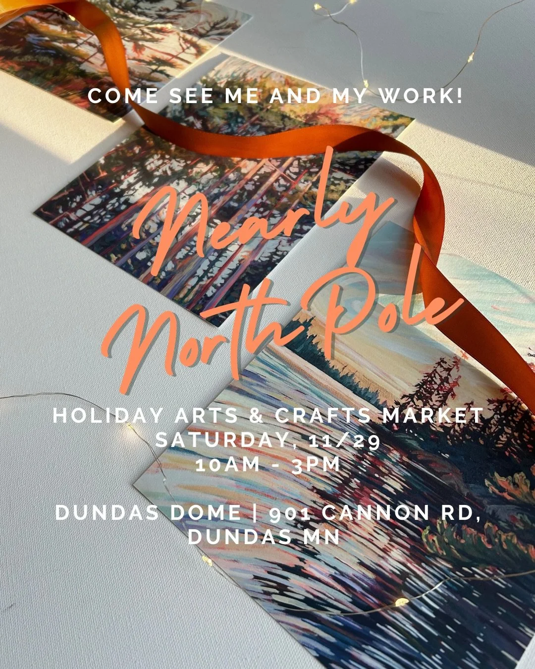 We&rsquo;re just days away from The Nearly North Pole Holiday Craft &amp; Gift Show this weekend in Dundas, MN (a very close neighboring town to Northfield)! I&rsquo;m excited to say I have a surprise up my sleeve that will be a first-time offering f