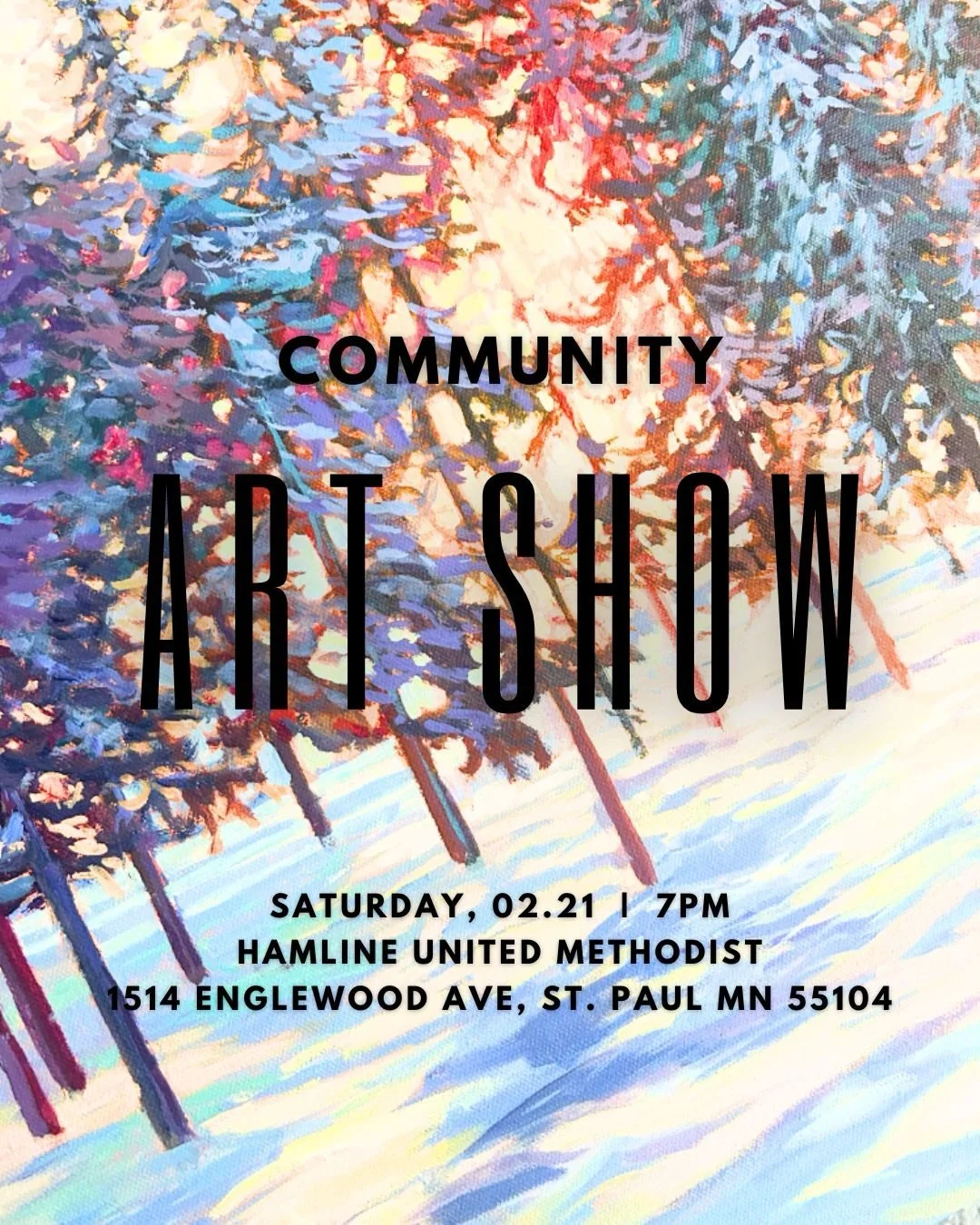 If you&rsquo;re free on Saturday evening and you&rsquo;re in the Twin Cities area, I&rsquo;d love to see you at Hamline United Methodist&rsquo;s Community Art Show! I&rsquo;ll have a handful of pieces in the lineup, and there will be refreshments and