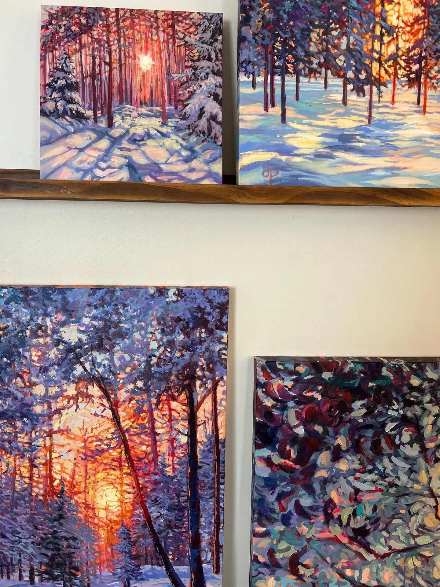 A little preview of the new works that will be released next week on my website! Stay tuned for more on the Light &amp; Shadows Collection, releasing 02.26 to email subscribers. Grab the link to sign up in my bio if you&rsquo;re not on the list alrea