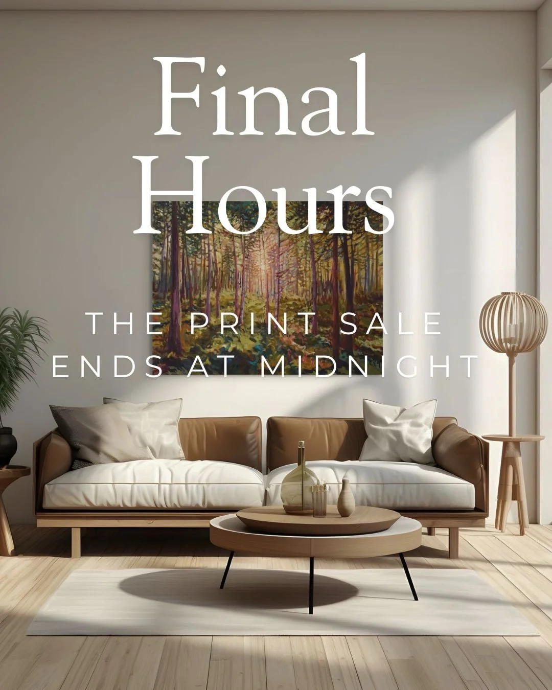 In case you needed a nudge, TODAY is the last day of The Print Sale! All prints on my website are 20% off through midnight tonight, and a sale won&rsquo;t be happening again anytime soon! Savings will show up in your online shopping cart once they&rs