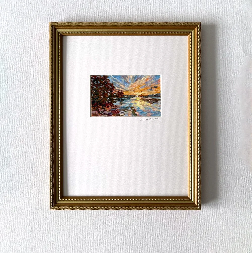 Study for "Rising" | Matted to fit 11" x 14" | Unframed