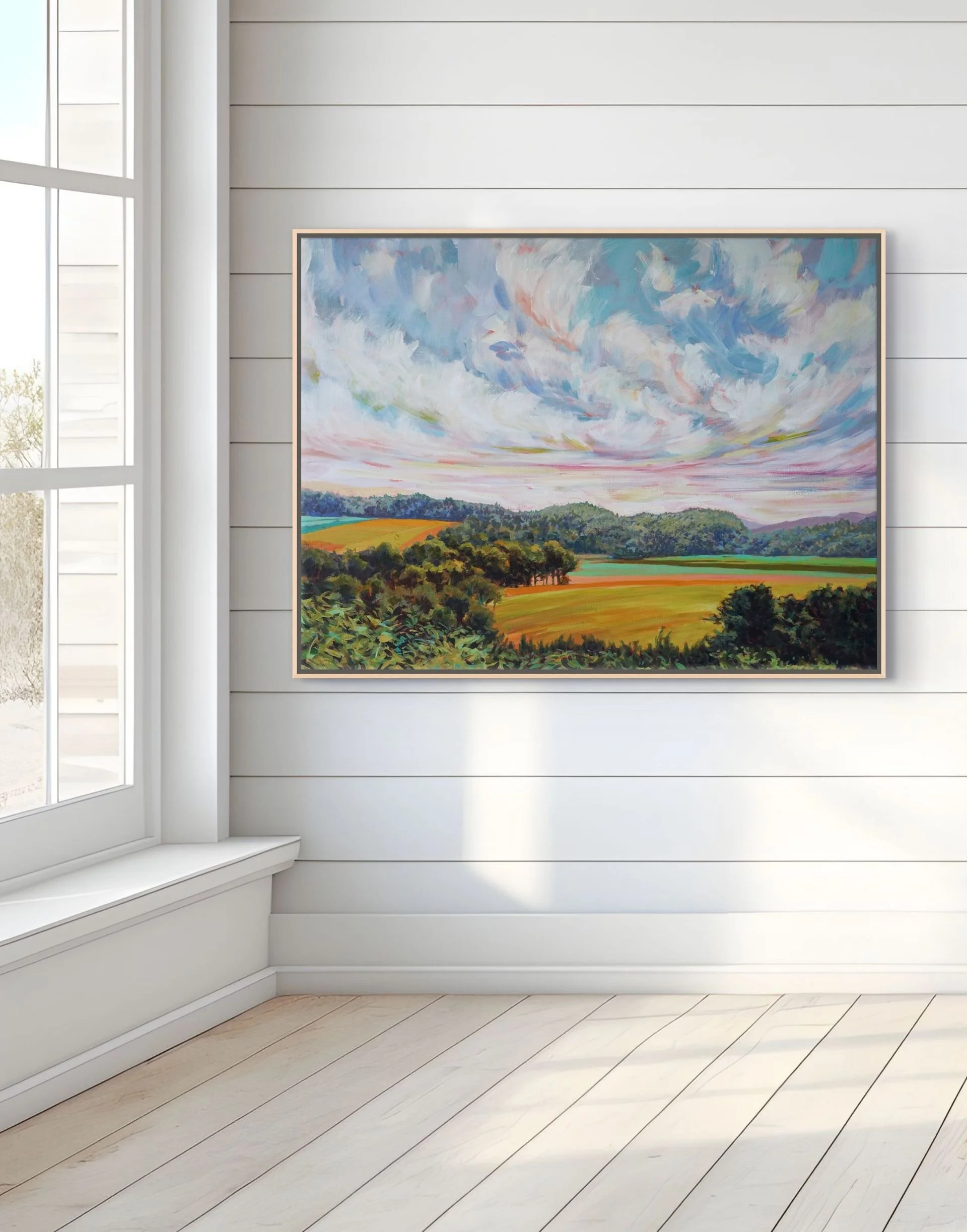 WITH THE WIND: Print of original painting