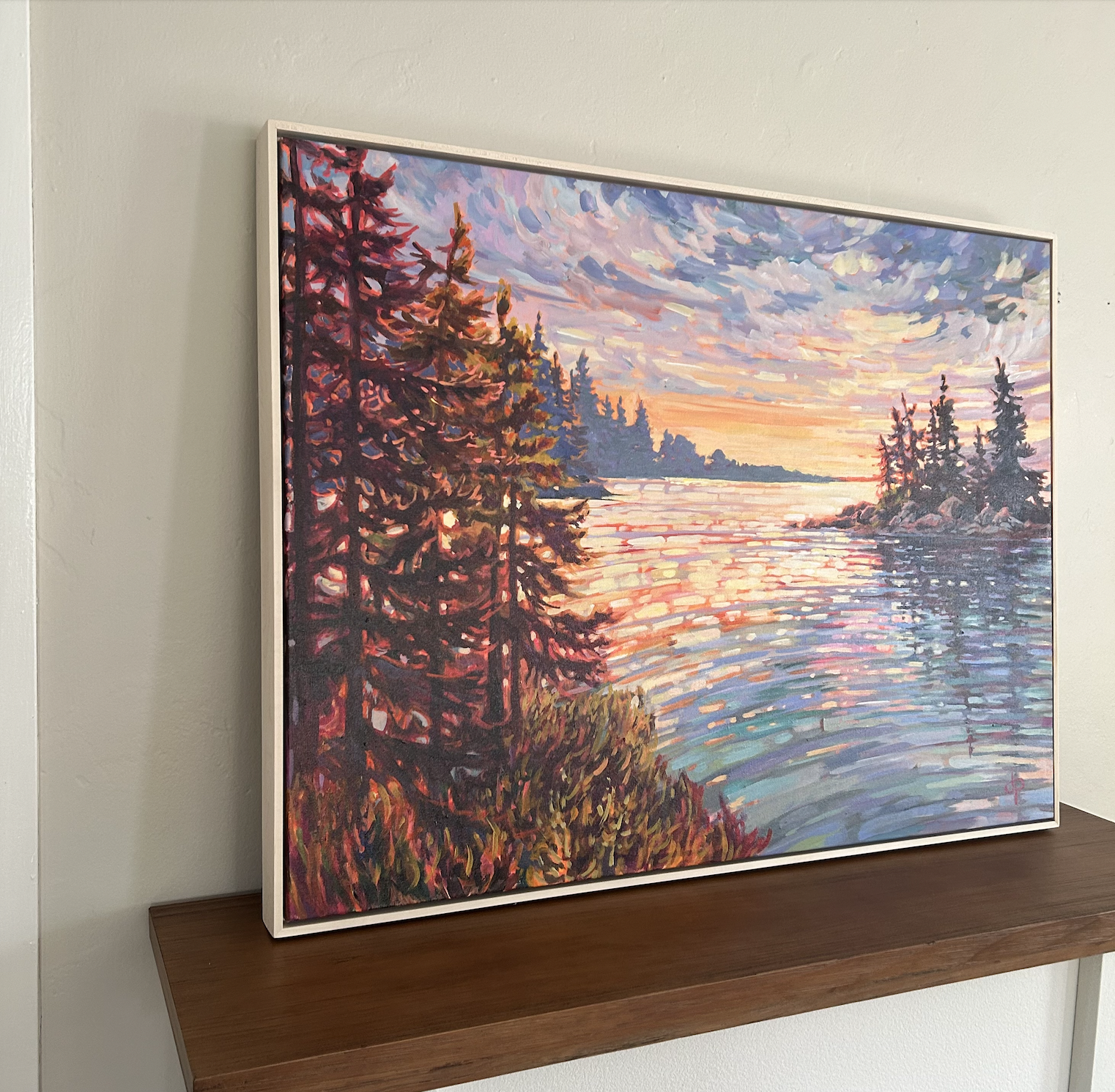 Maple Floater Frame for 40" x 30" Canvas
