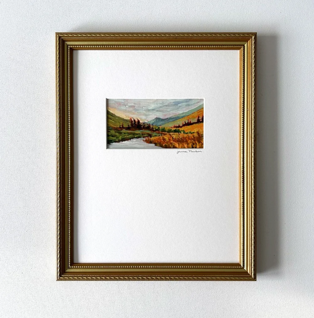 Study for "Horizon" | Matted to fit 11" x 14" | Unframed