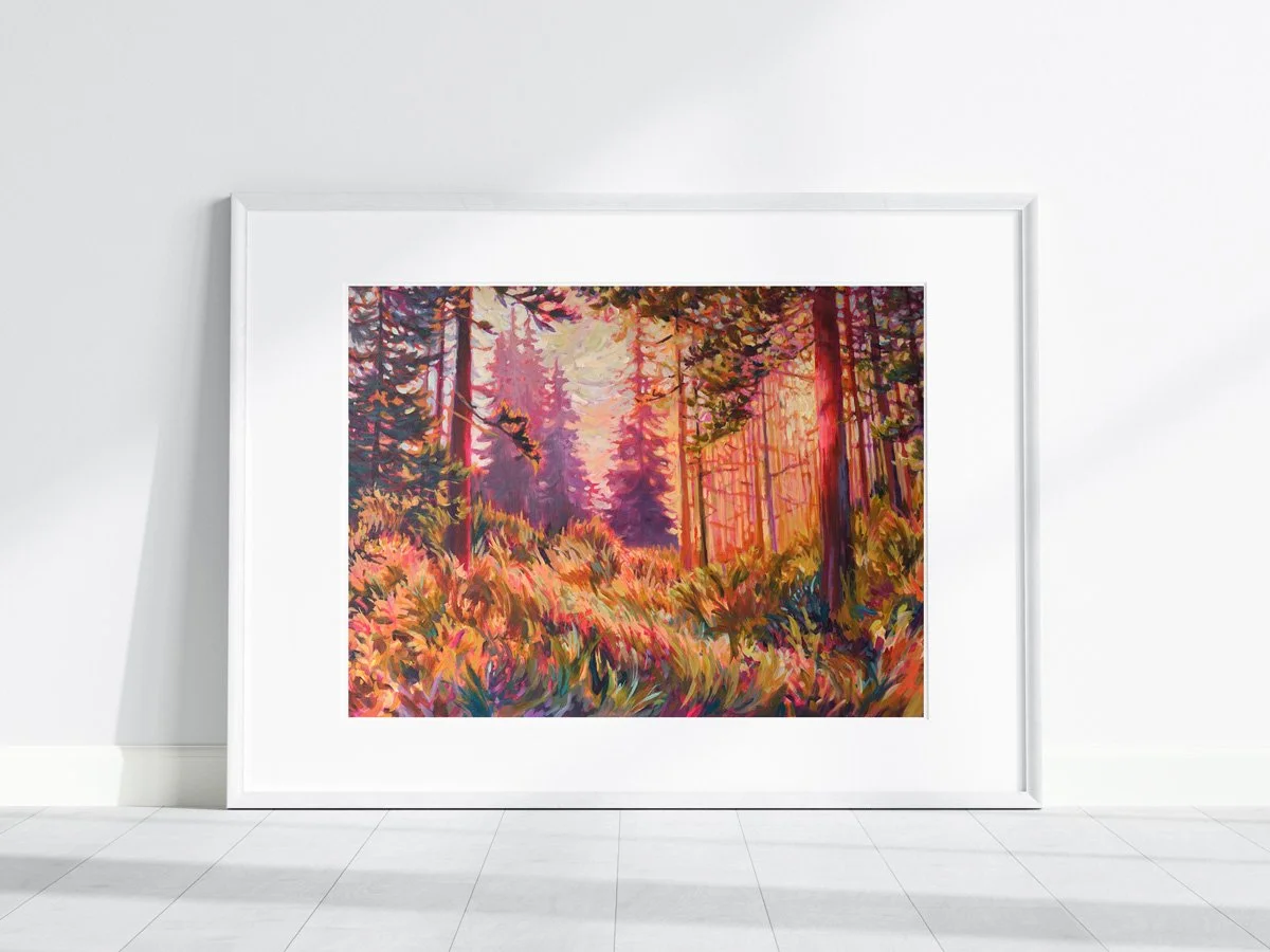 AFTERGLOW: Print of original painting