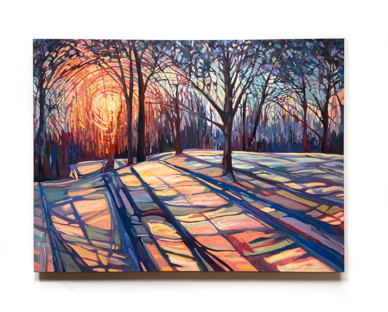 RADIANT, 2023 | 40” w x 30” h x 1.5” d | SOLD