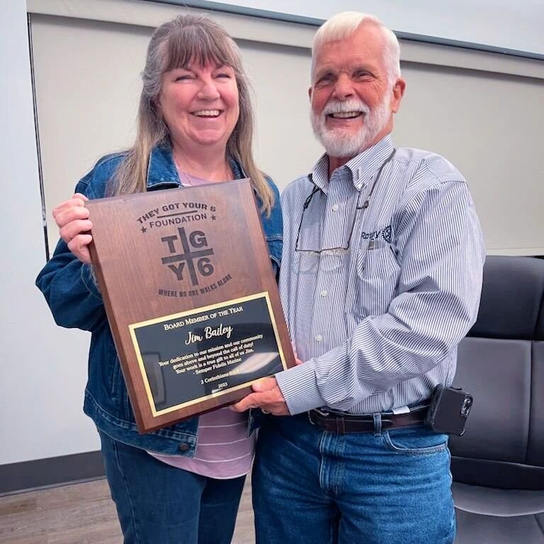 Congratulations Jim Bailey! Last night Jim was recognized by his fellow board members as &quot;Board Member Of The Year&quot; for 2023! Jim's heart and service to this community does not go unnoticed. His actions most definitely speak louder than wor