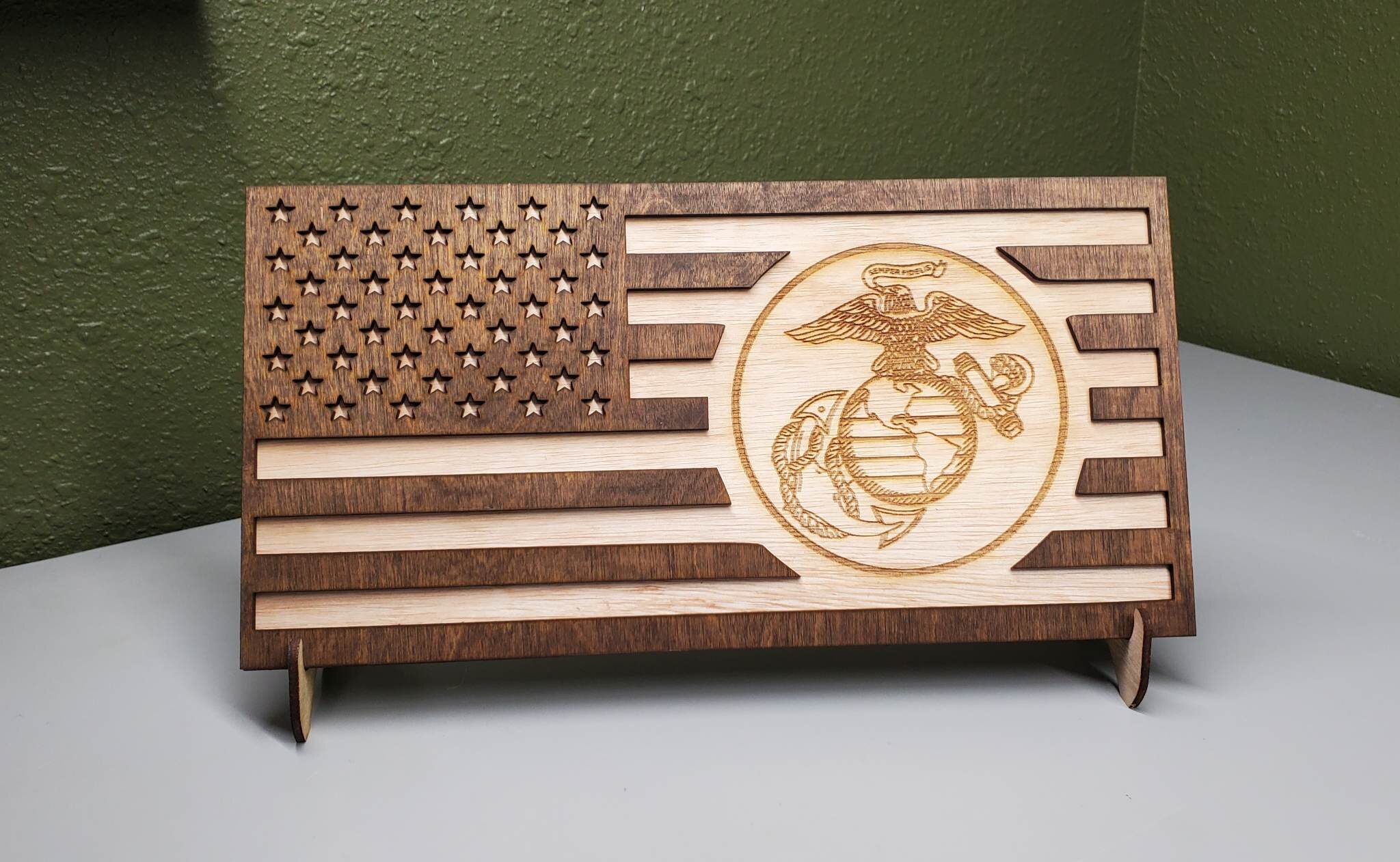 Looking for a holiday gift for a special Veteran in your life? Here is a gift that won't break the bank, but has a significant meaning that is priceless for a man or woman who served. These wooden military branch plaques are laser engraved with the r