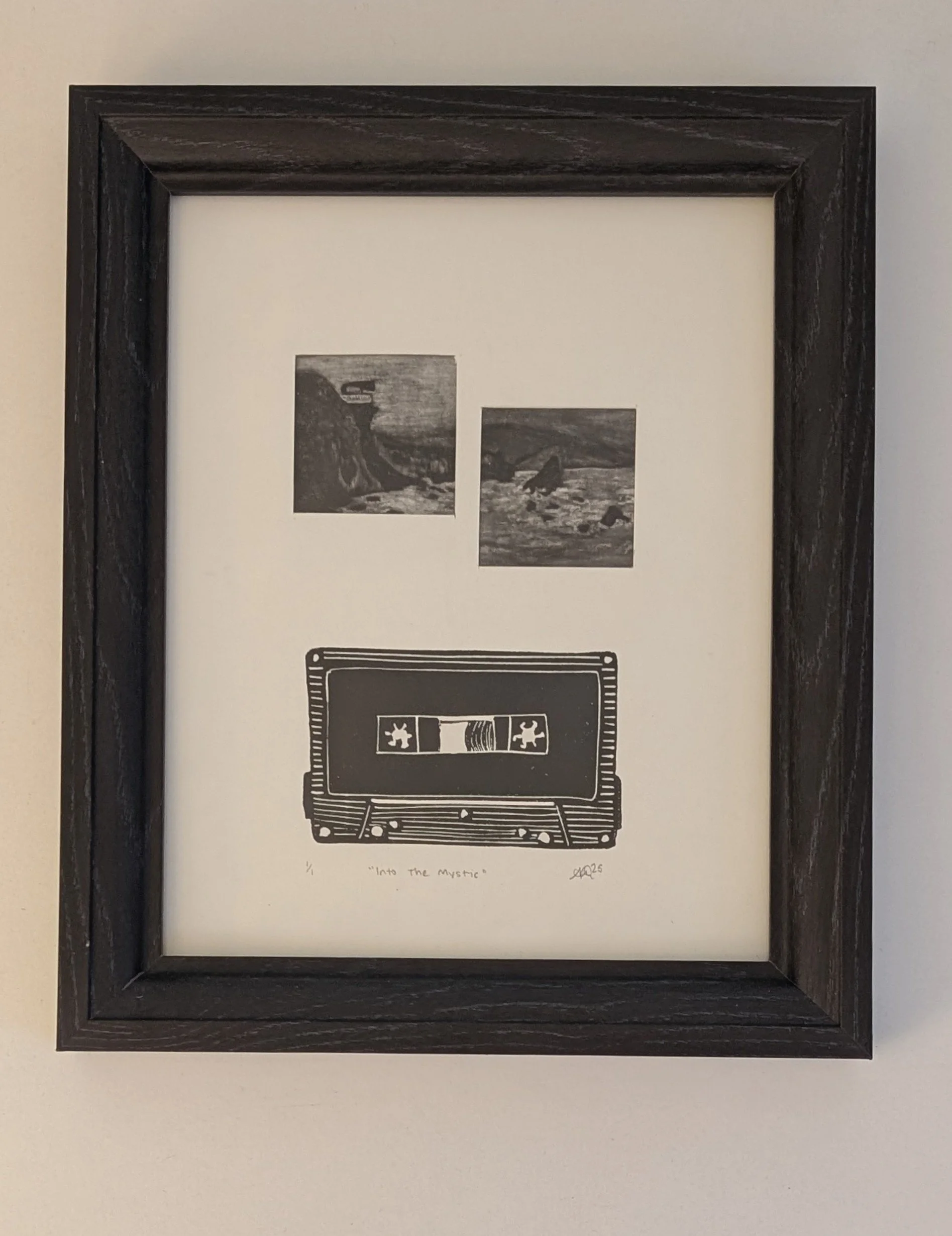 Mezzotint with Linocut Cassette