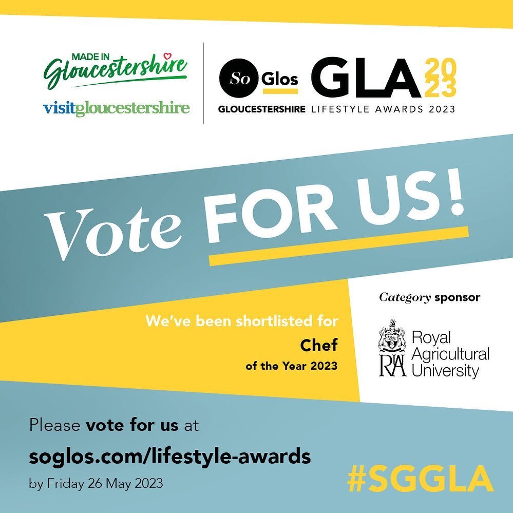 Wow 🤩 Absolutely chuffed to be shortlisted in the Chef of the Year category at this years @soglos Lifestyle Awards!! 

I would be so grateful if you could take the time to vote for me, it only takes a few minutes and it would mean so much!🤞💛

To v