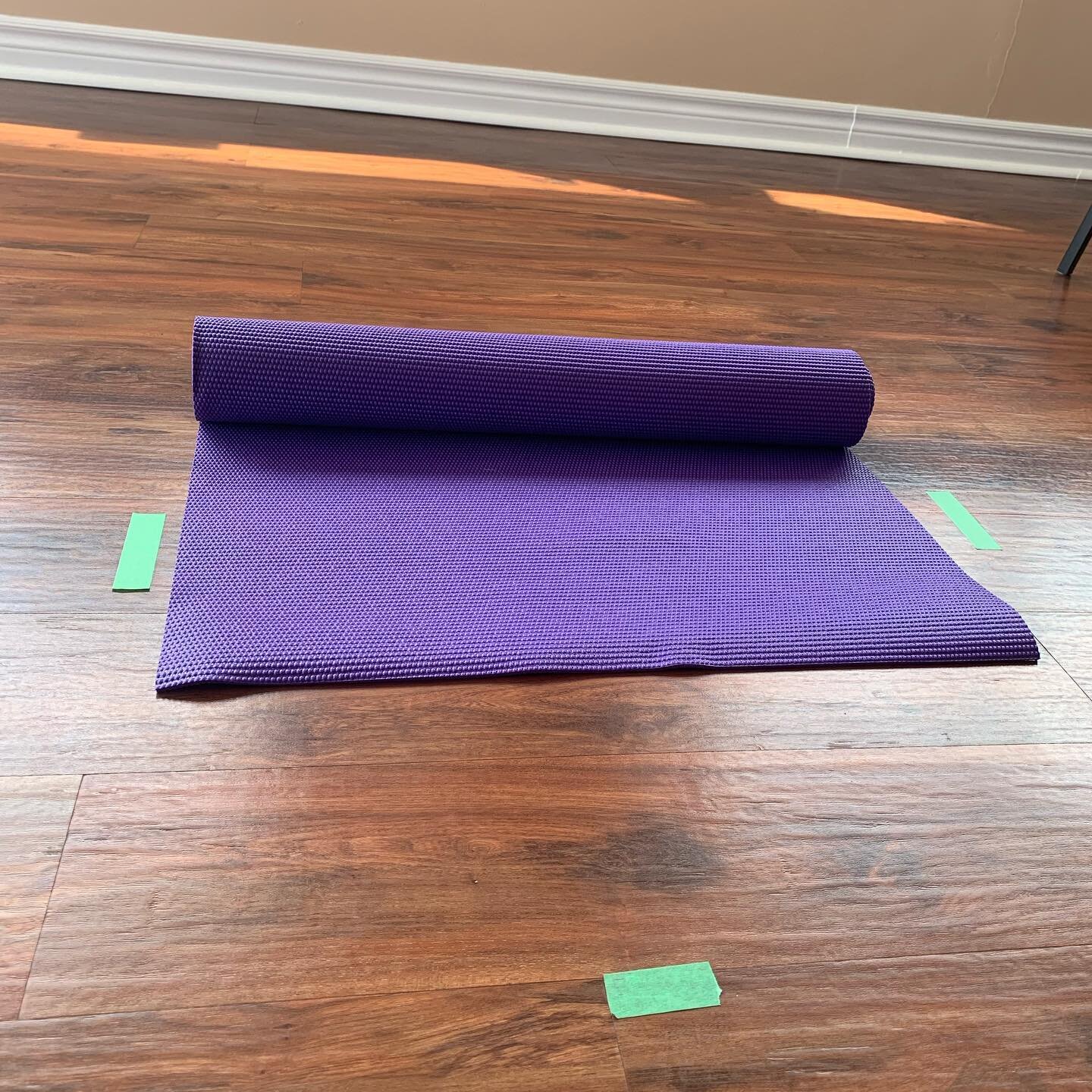 Covid protocols all in place in the studio. Socially distanced spots are all taped out. Reserve a spot today and get back to your yoga class in person. Can&rsquo;t wait to see you!
