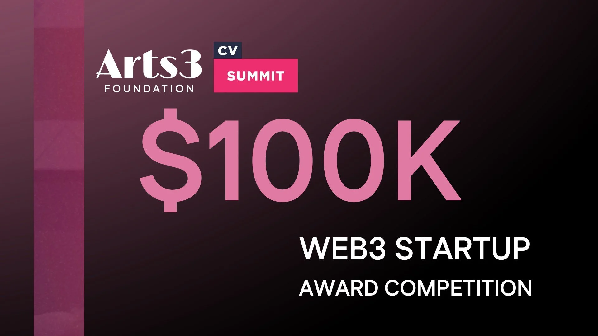 Arts3 Foundation & CV Summit Web3 Startup Award #2