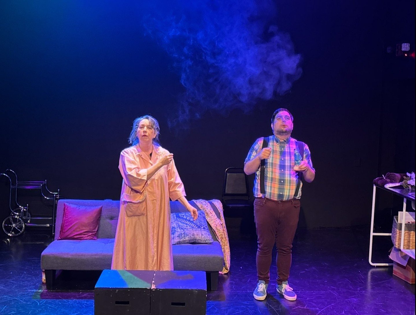 MRS. CYNTHIA'S DEMISE
Directed by Olga Kamyshok @olgakamyshok
Written by Lauren Ashton Baker @lolo_da_girl
Performed by
Stacy Toyon @sto.yon
Tim Realbuto @timrealbutoofficial
Tianna Craig @tiannaccraig

.
.

#theatre68 #theatre #theater #show #comedy