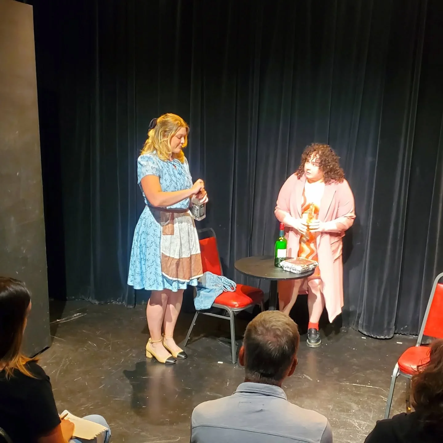 Scene work by @cortneyaroles and @taylor.abbay
.
.

#theatre68 #theatre #theater #show #comedy #drama #comedy #performance #stage #onstage #actor #actorslife #acting #director #writer #arts #standup #standupcomedy #liveshow #comedyshow #performingart
