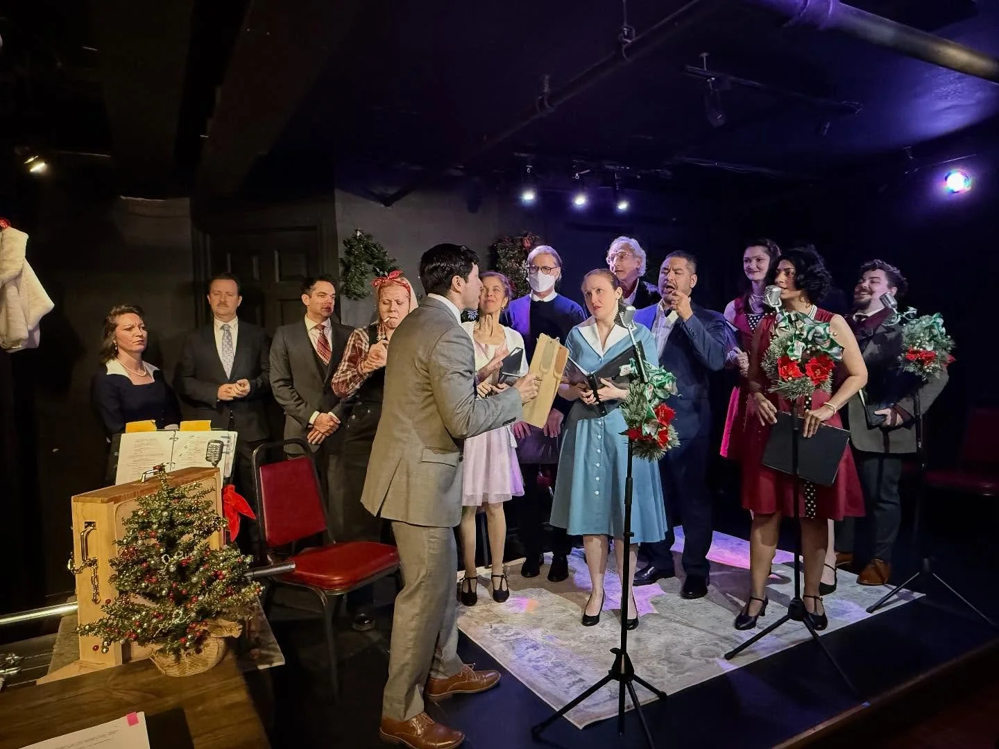 Happy Opening Night of the #NewYork premier of &ldquo;Stay Tuned!&rdquo; 🎙️✨🎄

Get your tickets for tomight&rsquo;s show at 8pm! Ticket link for dates and showtimes in bio 🎟️🔗

Directed by @renee_hewitt_ 
Written by @rpjames 
Artistic Director @r