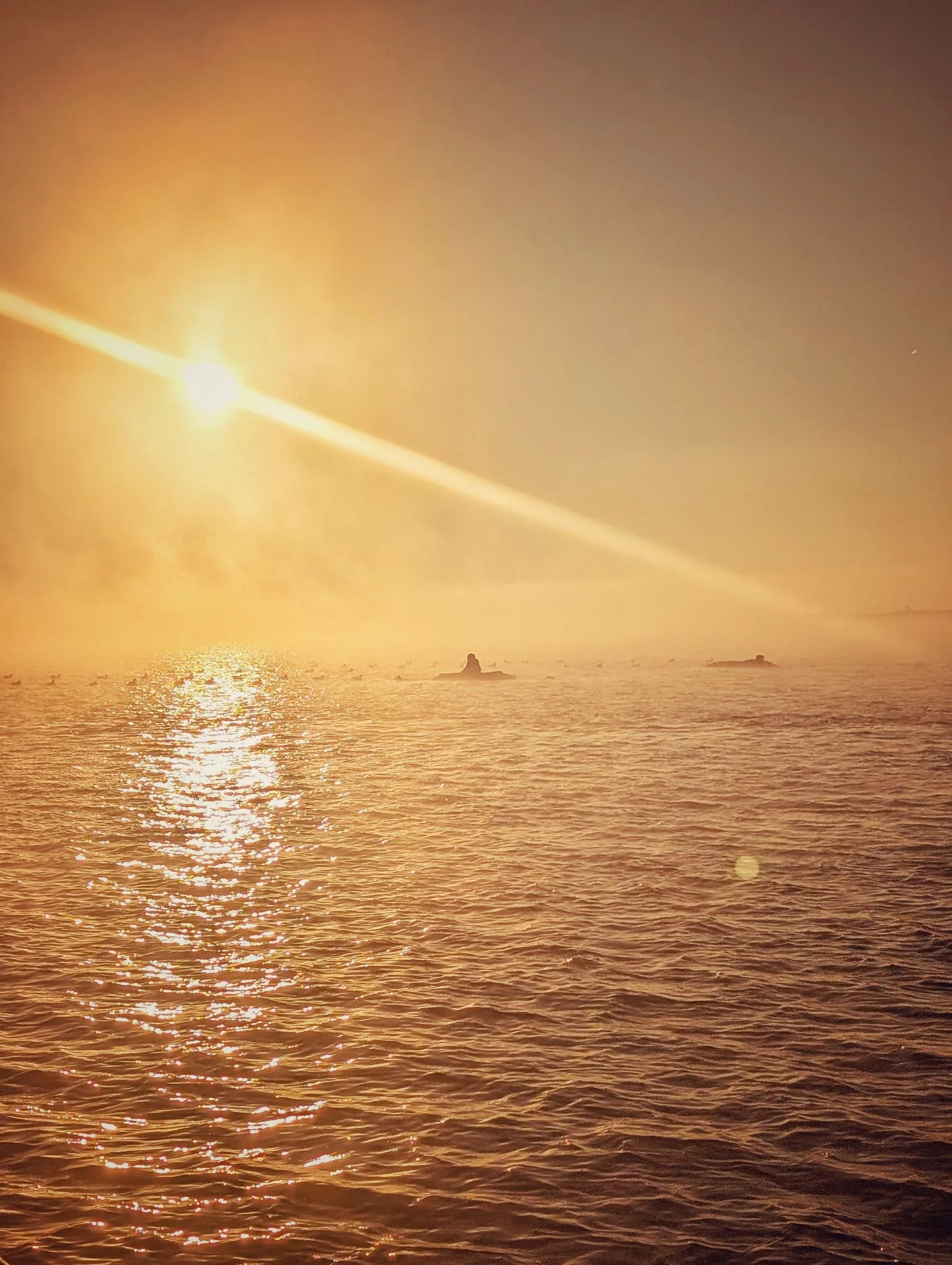  Next Gen Kalash layout boats and decoys set for sea ducks on the open waters of Saginaw Bay; the ultimate setup for hunting longtails and scoters. 
