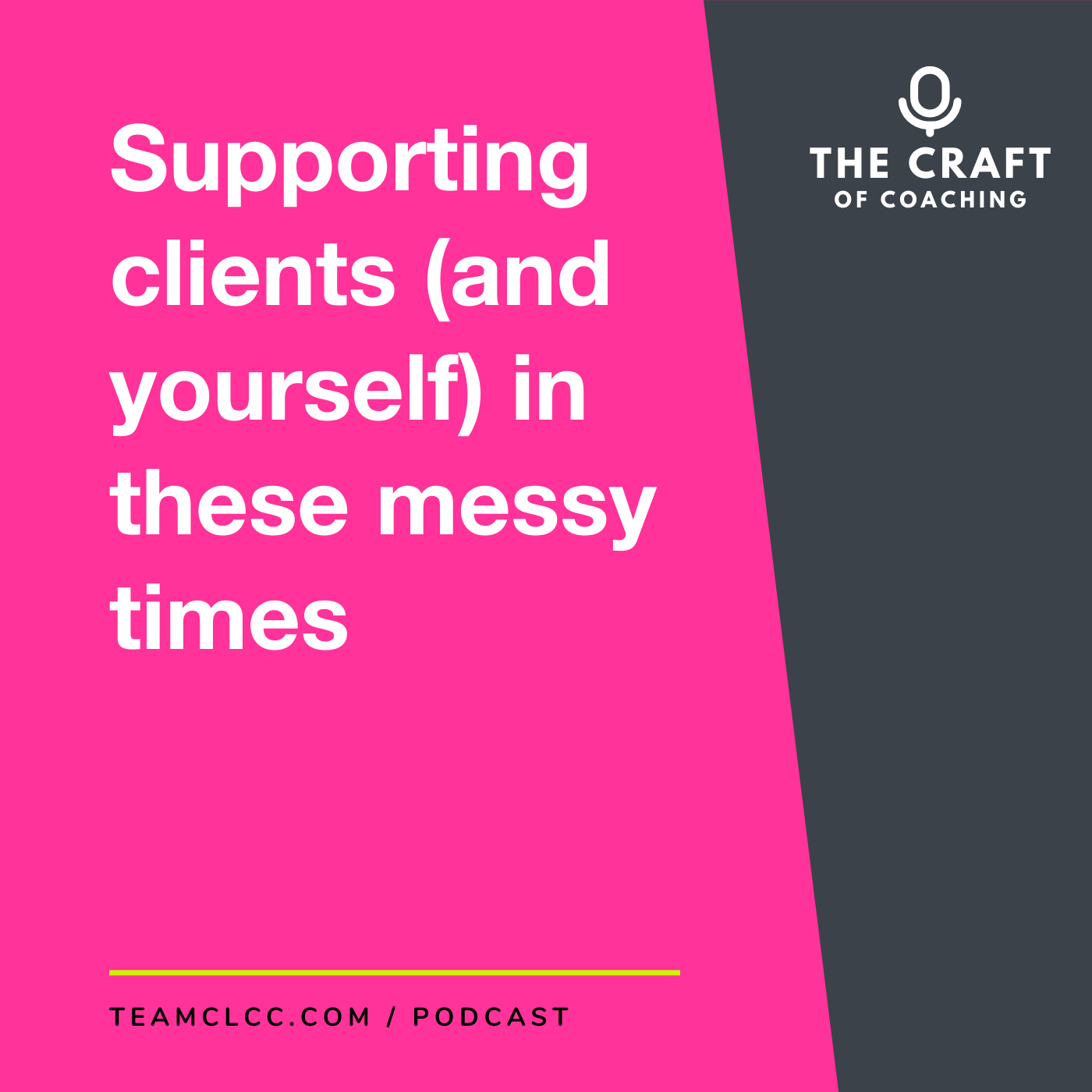 supporting your clients and yourself in these messy times