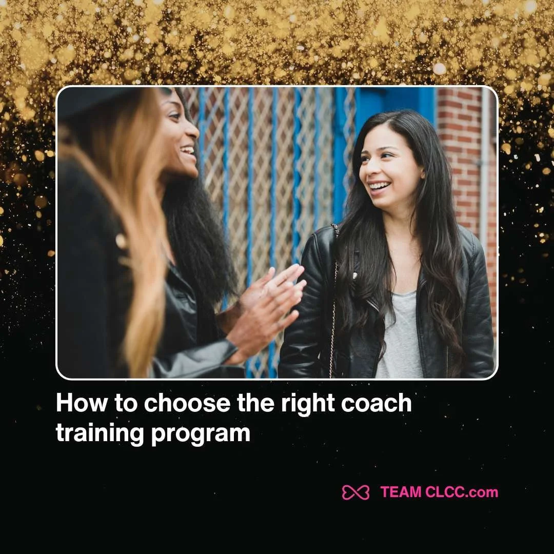 how to choose the right coach training program