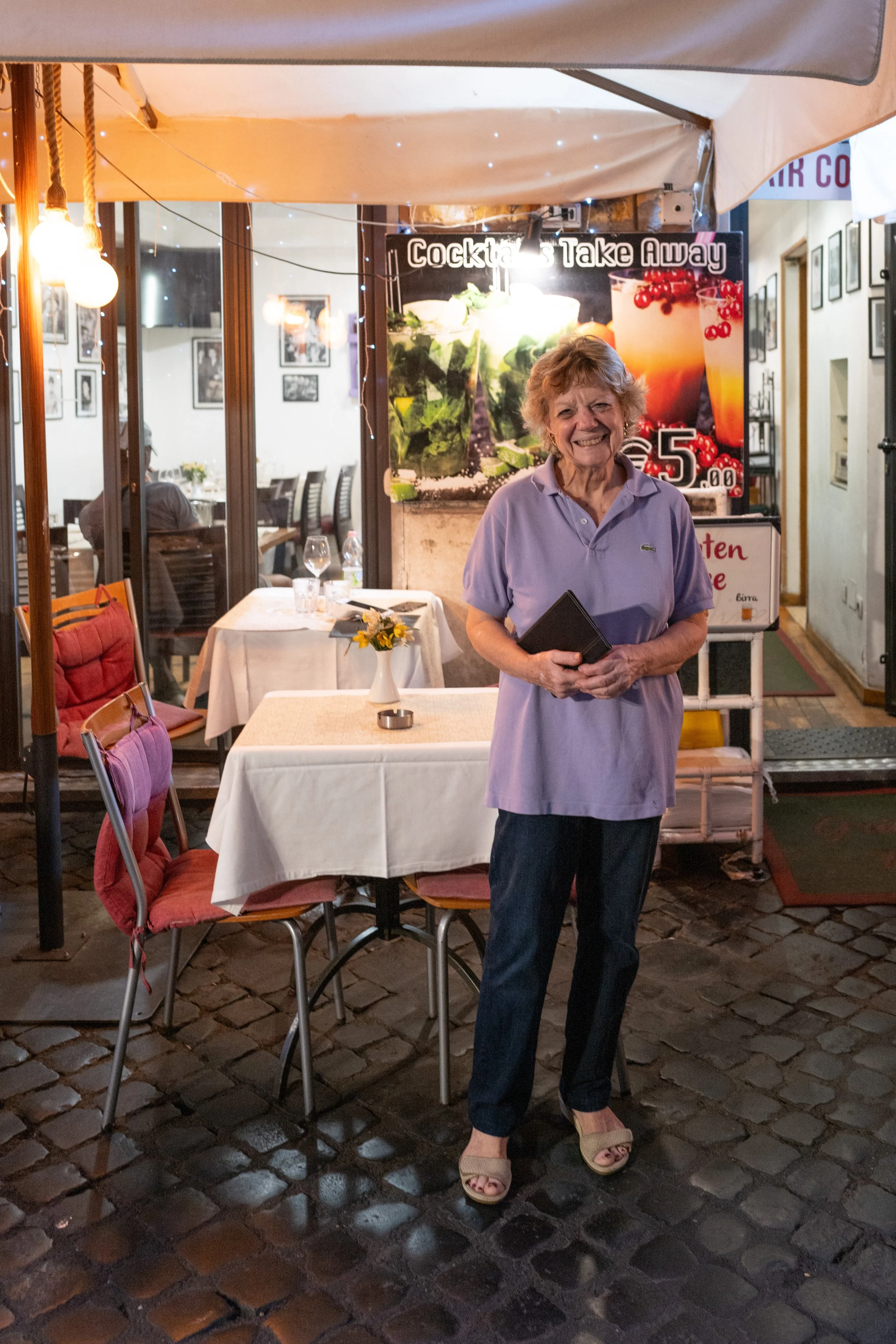 a very nice restaurant owner