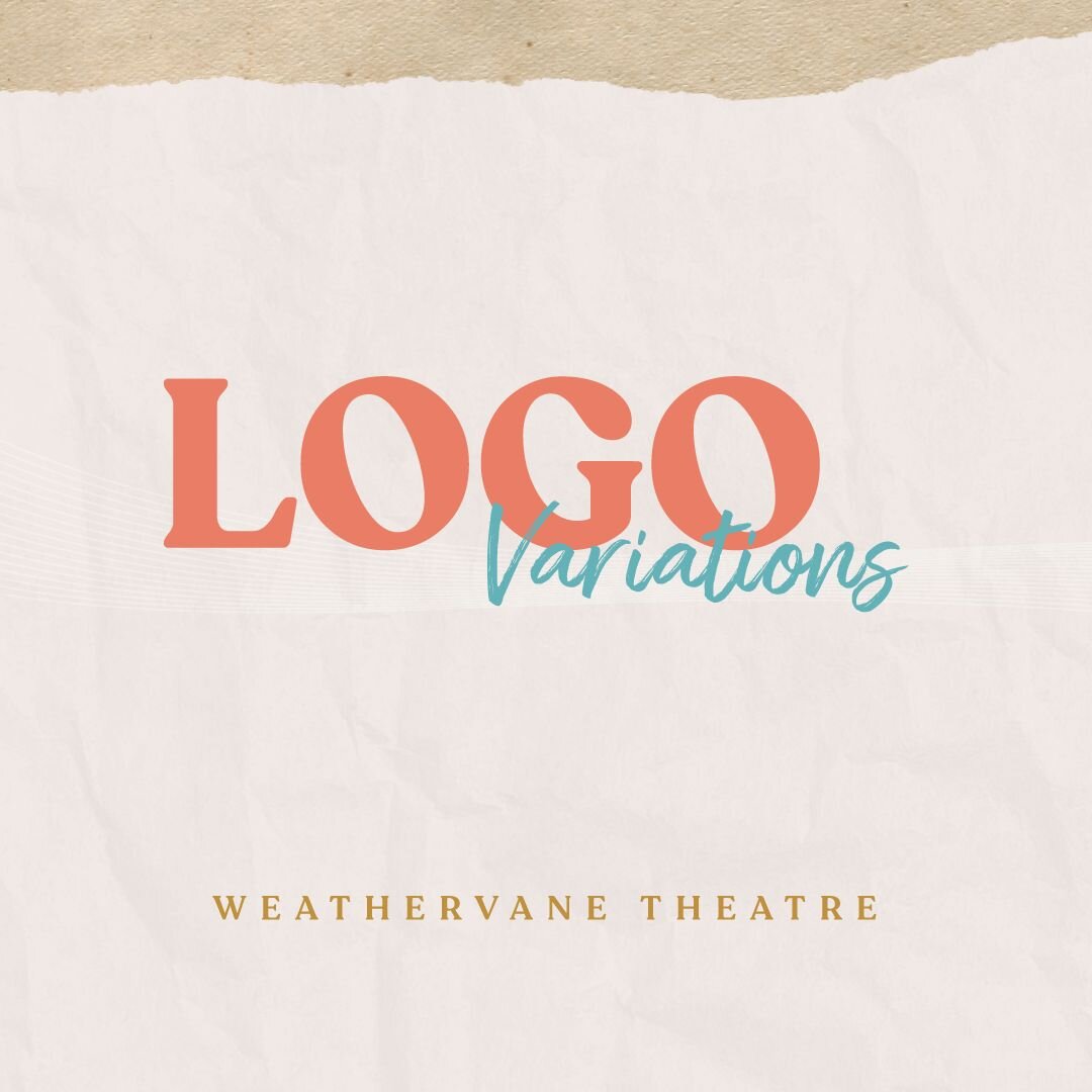 Let's breakdown these logos! 

We recently took on a new project with Weathervane Theatre, to help them compile all of their amazing assets into a defined brand and logo suite. 

We were able to provide them with a full logo suite from top to bottom 