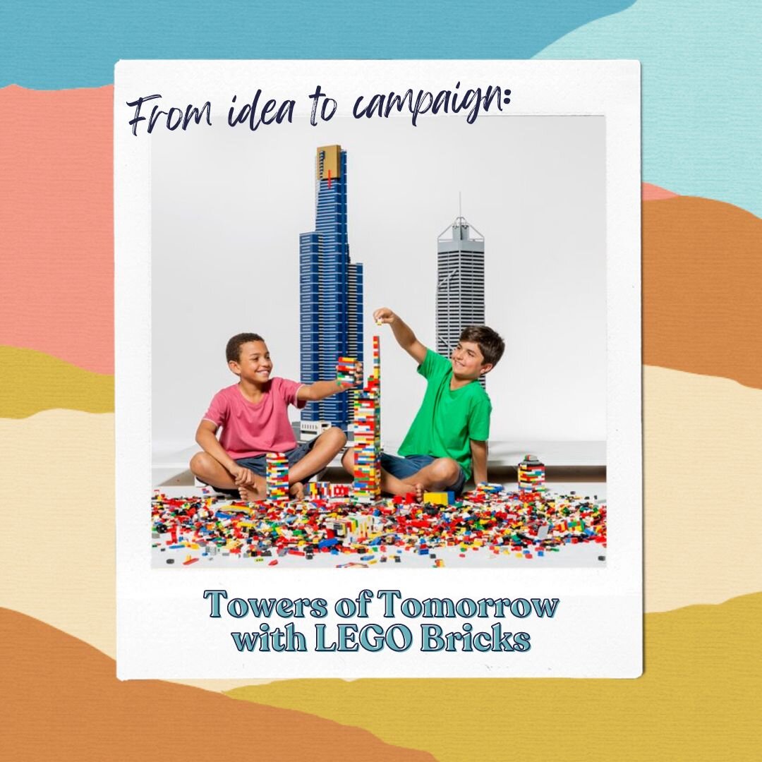 From idea to campaign, our team eagerly strategized, built and implemented different marketing tactics to launch and promote The Bishop's newest exhibit, Towers of Tomorrow with LEGO Bricks.

Beginning with the research and brainstorm 🧠 , we put our