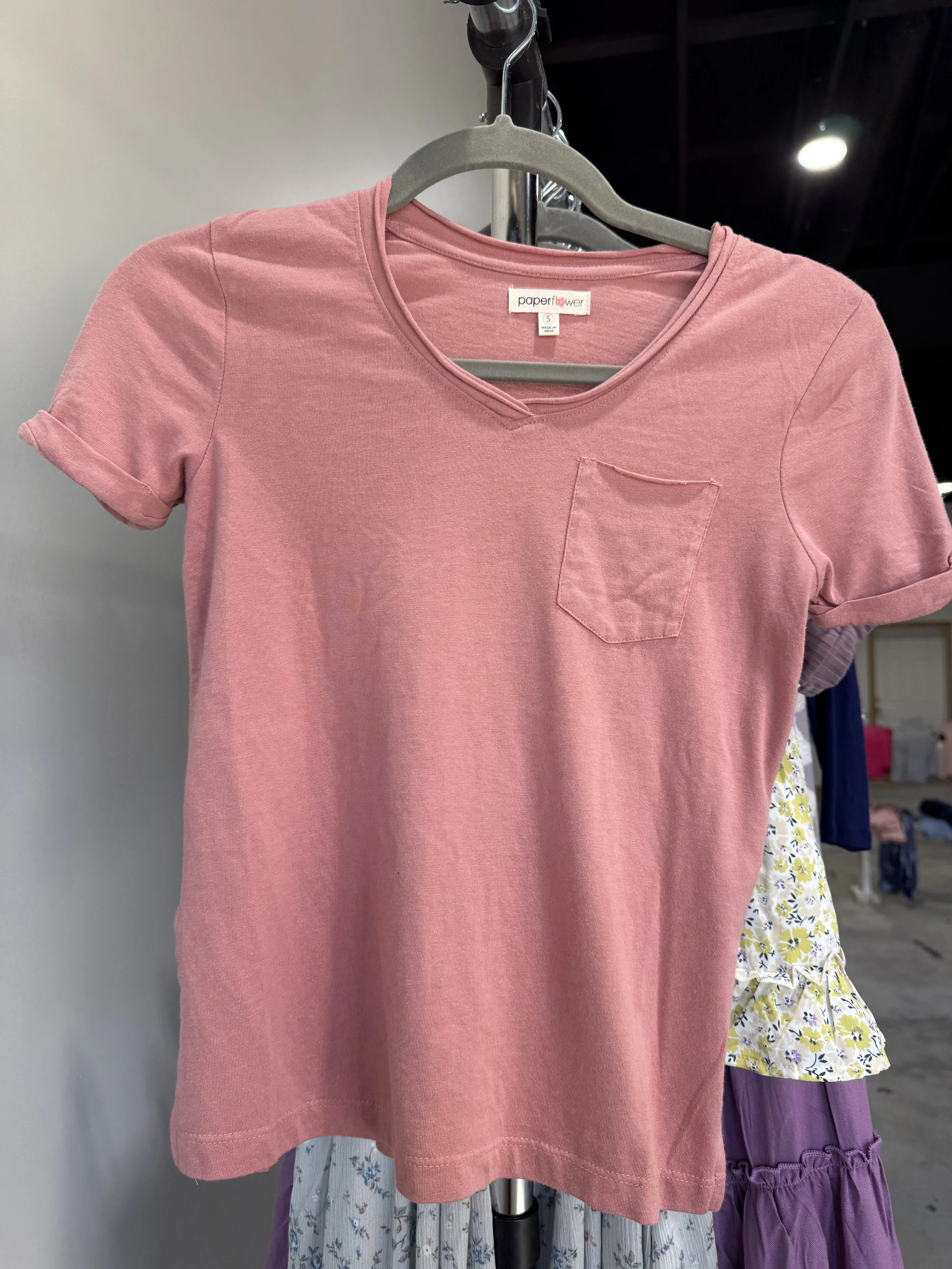 Pink Tee by Paper Flower