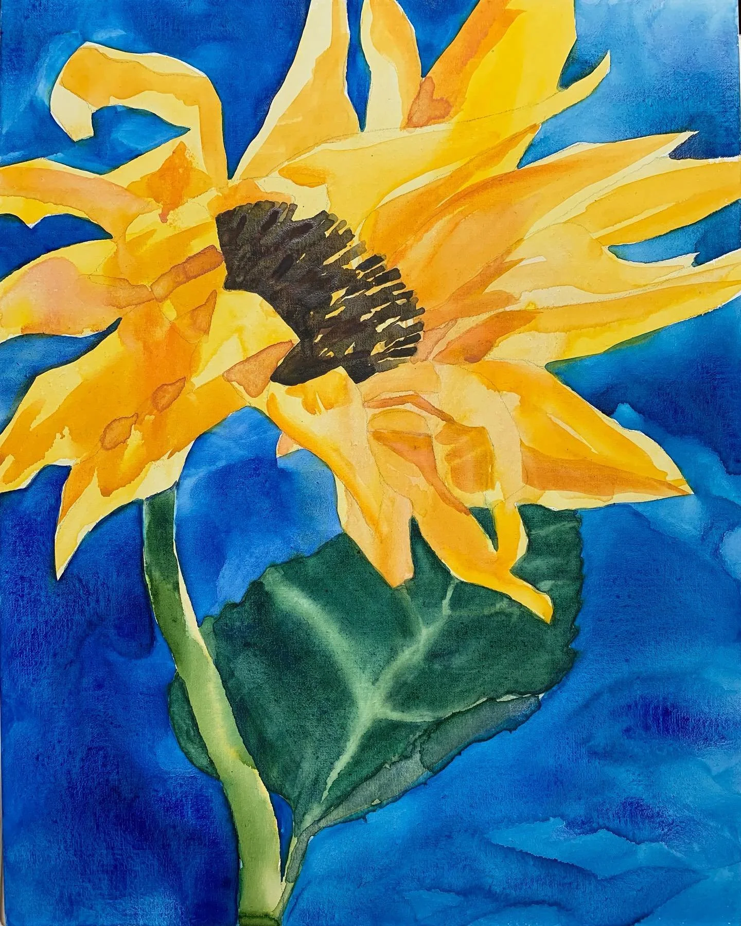 Love to Ukraine: I made 3 hidden hearts in this sunflower today. Can you spot them? 
💙💛🇺🇦🌻 
#ukraine #love #hearts #ukraineart #ukrainewar #peace #suffering #courage #blueandyellow #sunflower #godlovesyou