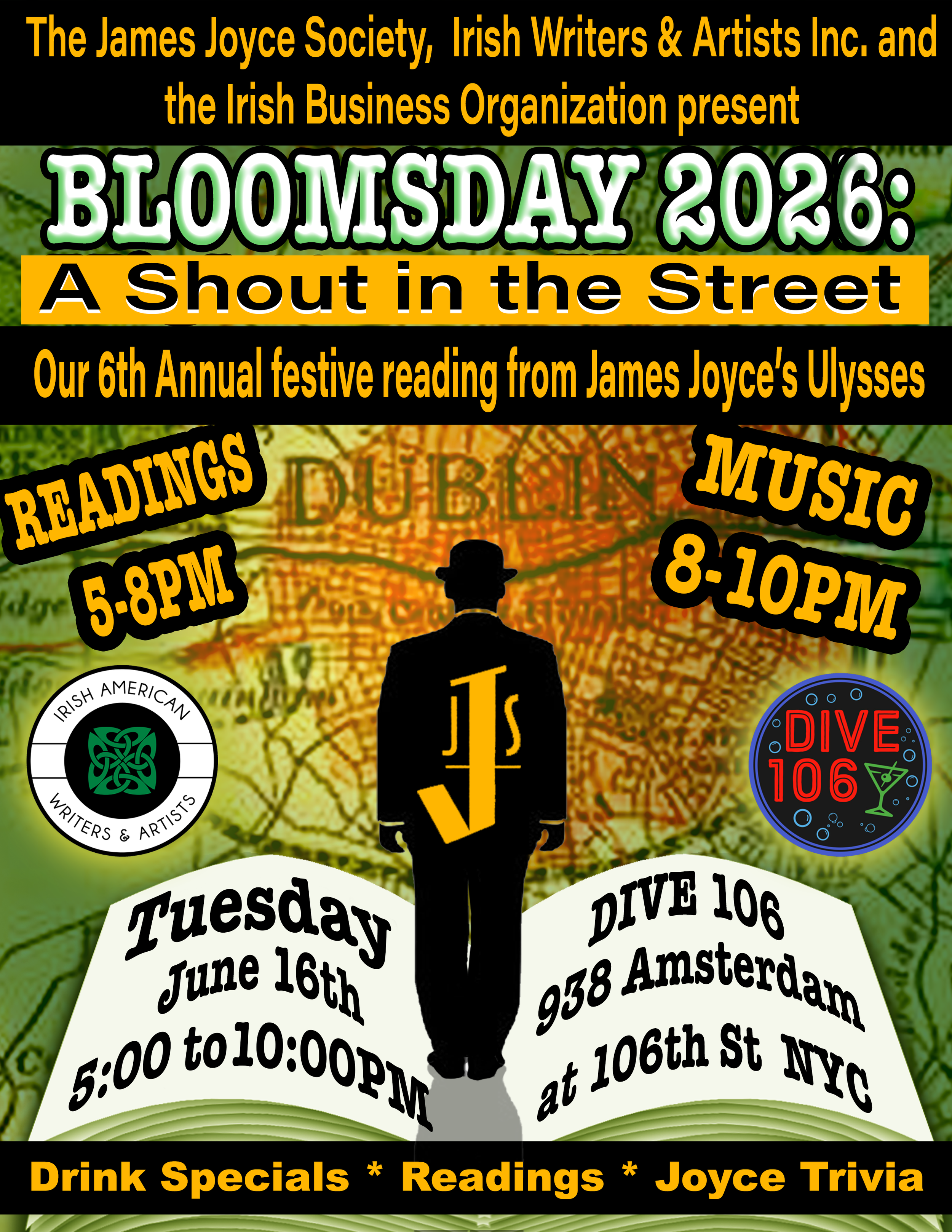 Bloomsday with the James Joyce Society!