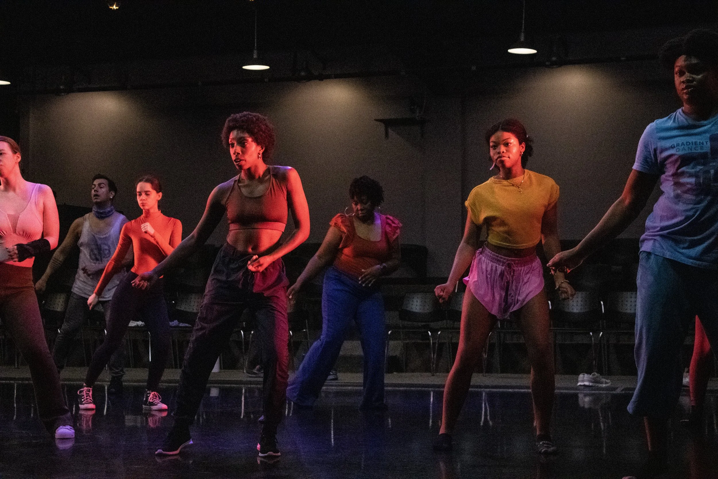 Hip hop dance class at Gradient Dance Birmingham Alabama adult dancers