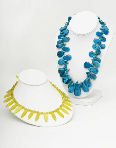 Korean Jade and Turquoise Necklaces 